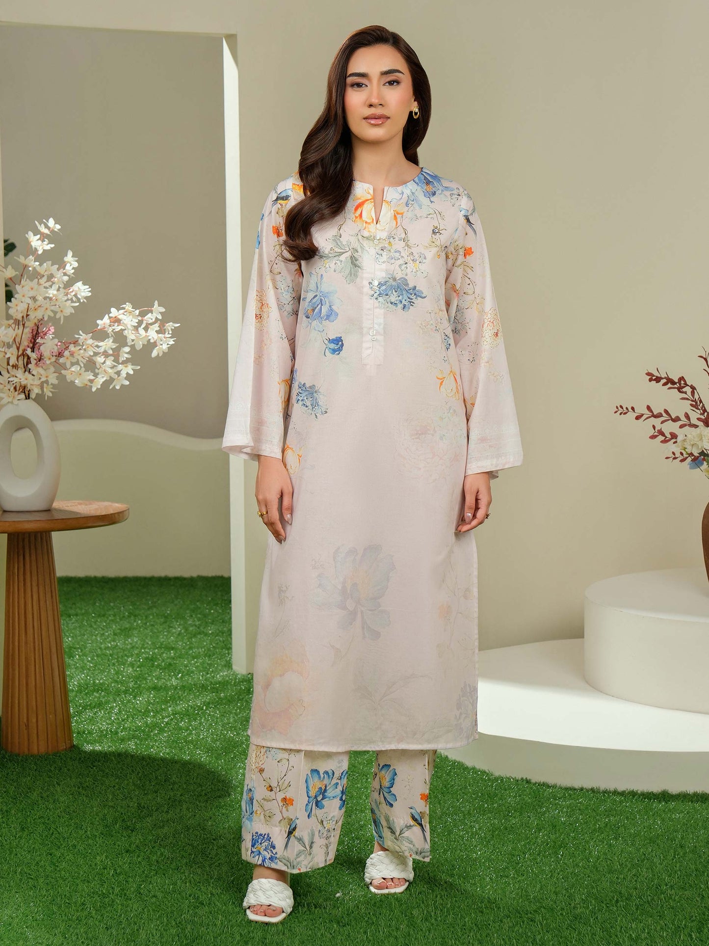 2 Piece Lawn Suit-Printed (Unstitched)