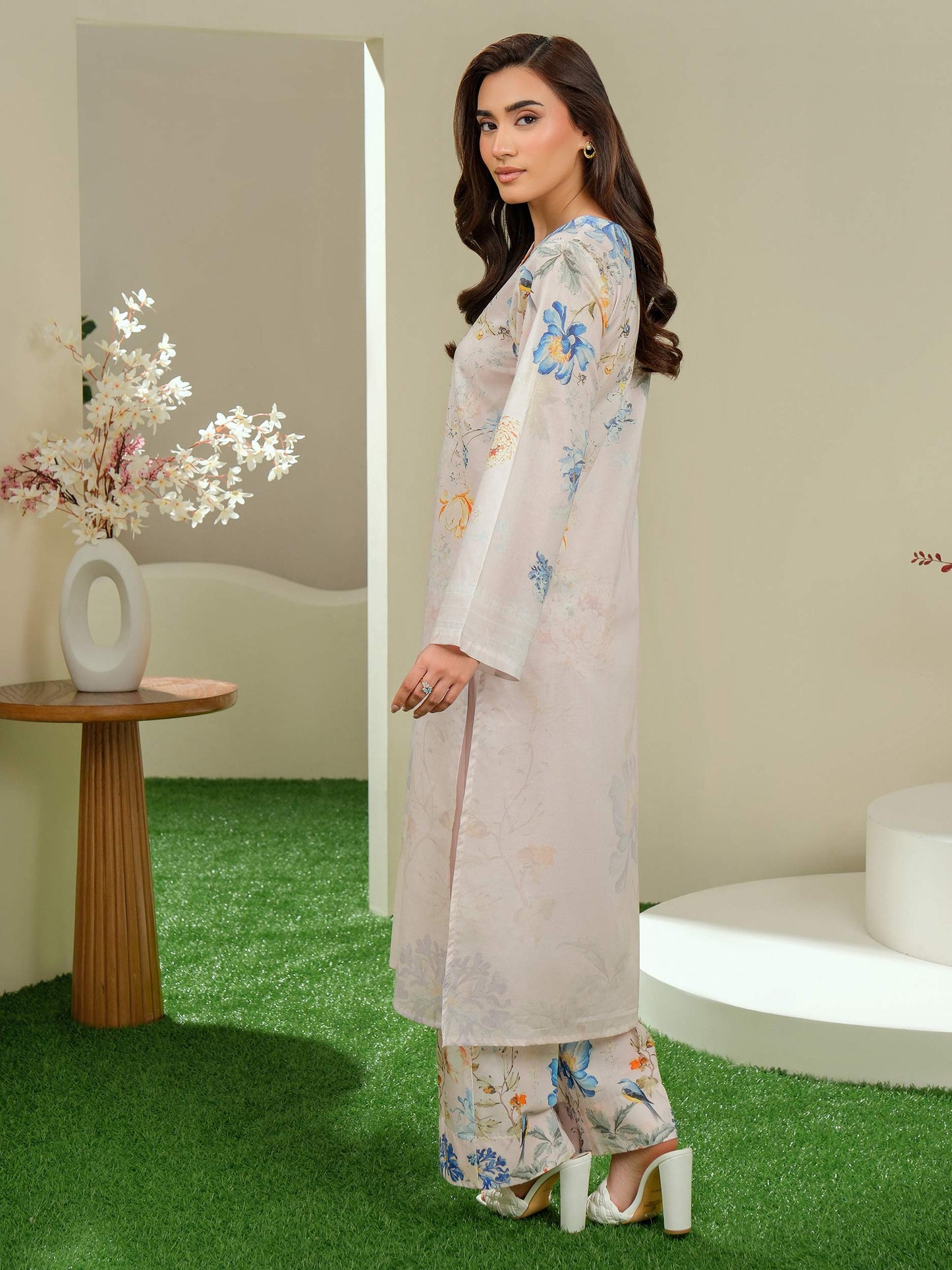 2 Piece Lawn Suit-Printed (Unstitched)
