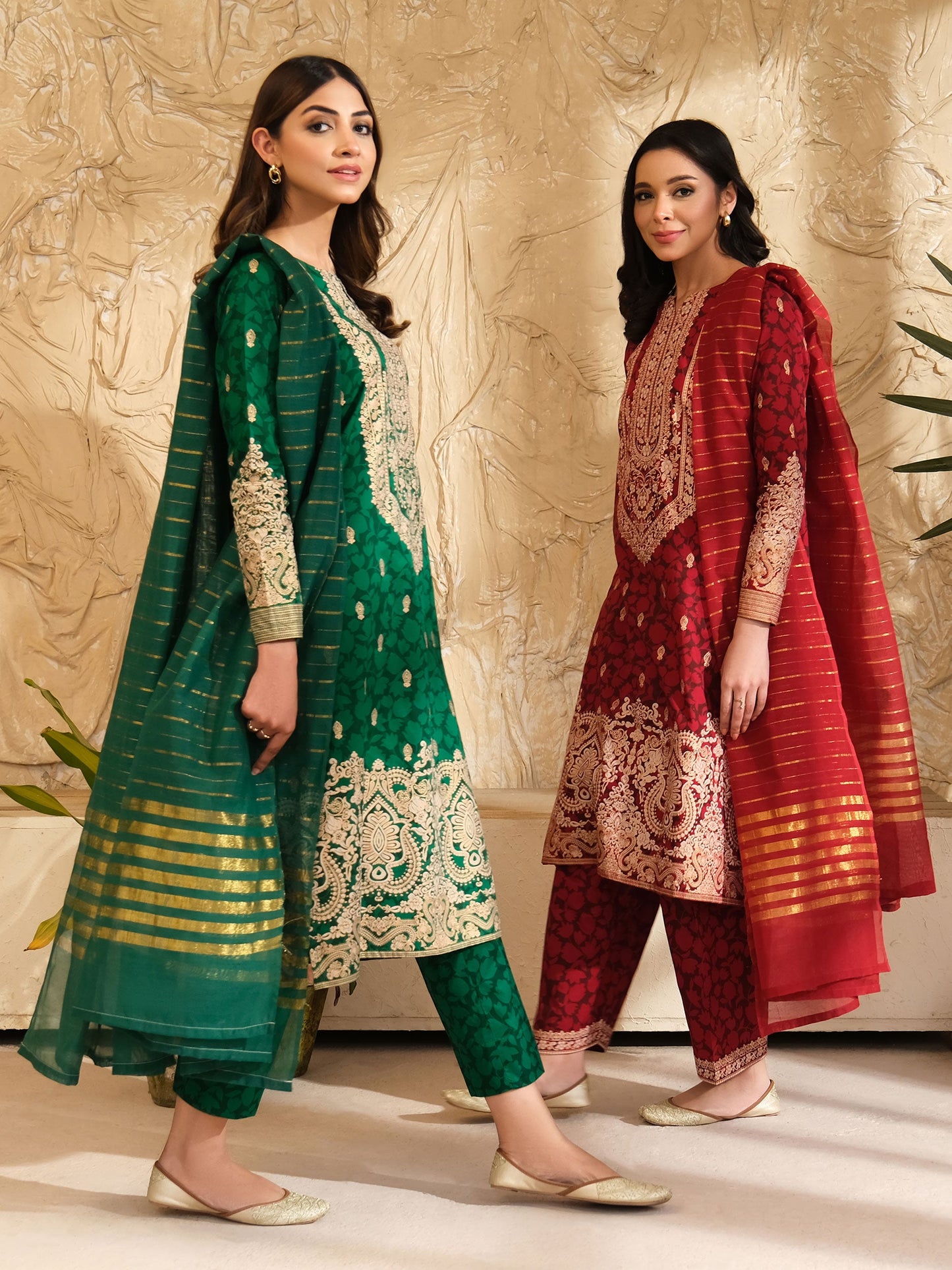 3 Piece Lawn Suit-Paste Print (Pret)