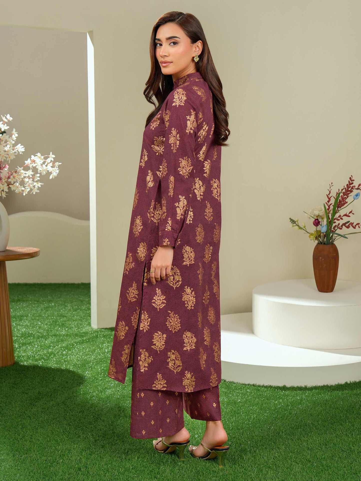 2 Piece Lawn Suit-Paste Print (Unstitched)