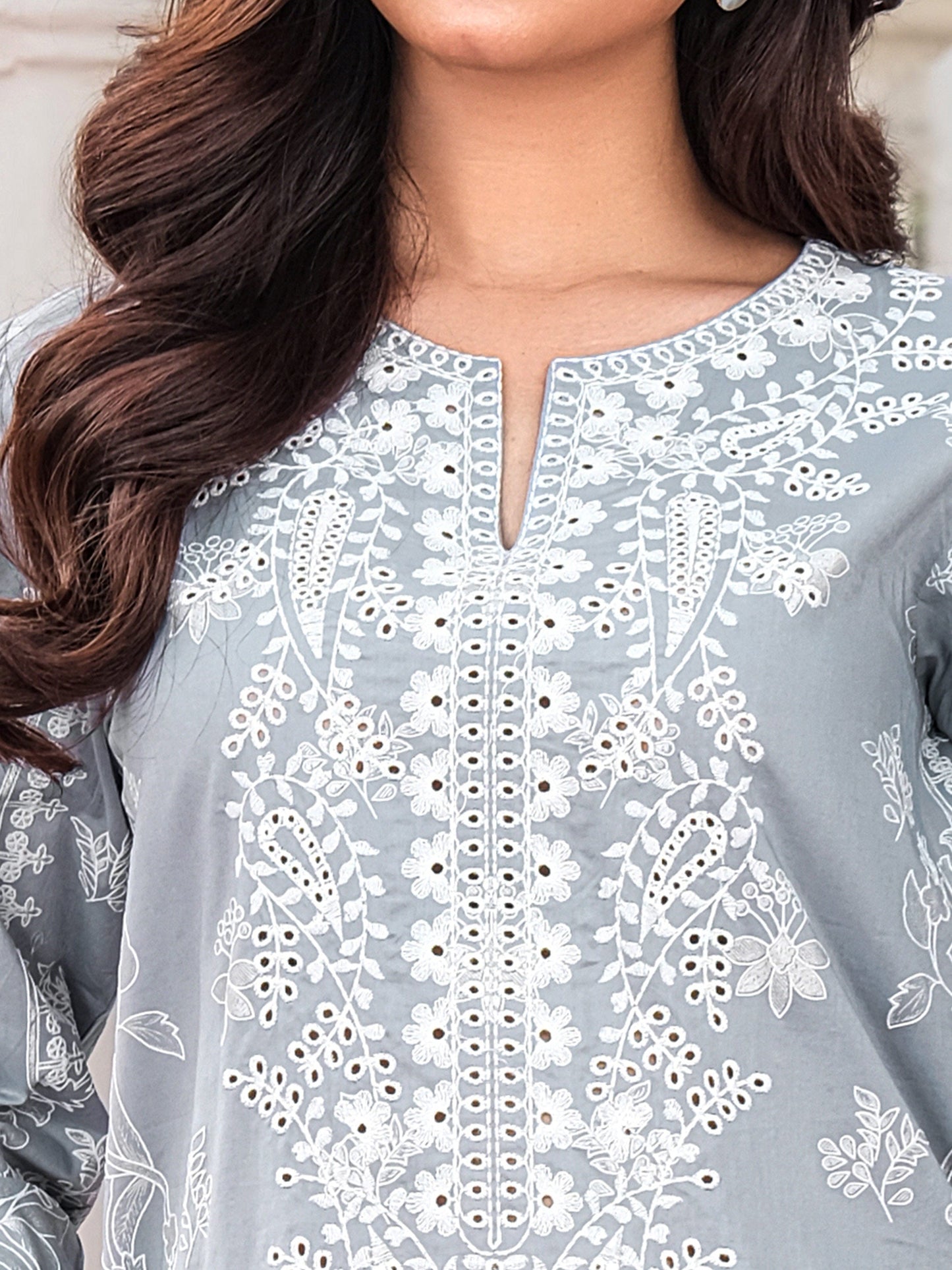 3 Piece Lawn Suit-Embroidered (Unstitched)