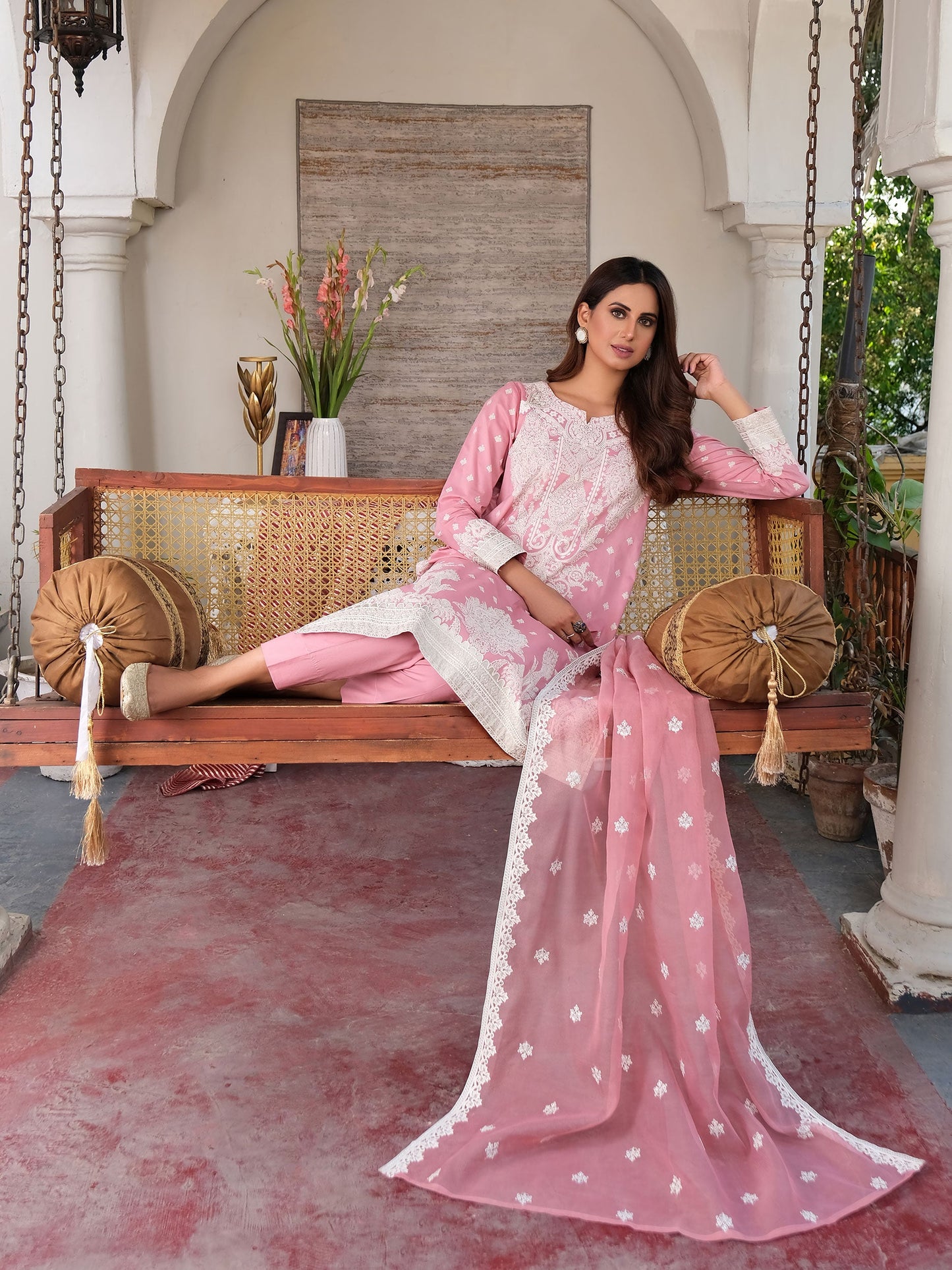 3 Piece Lawn Suit-Embroidered (Unstitched)