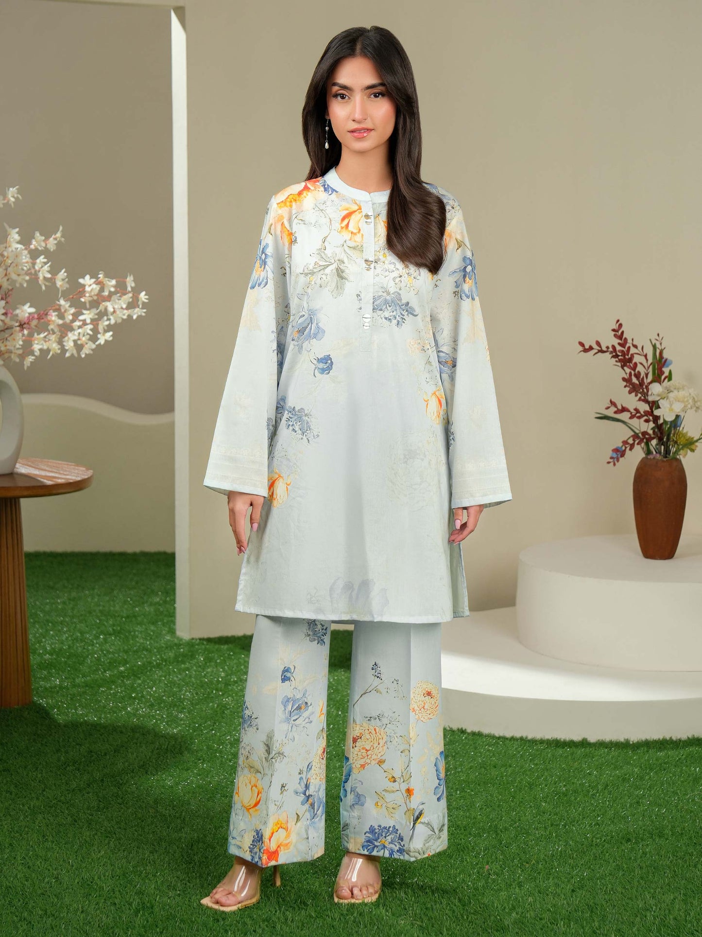 2 Piece Lawn Suit-Printed (Unstitched)