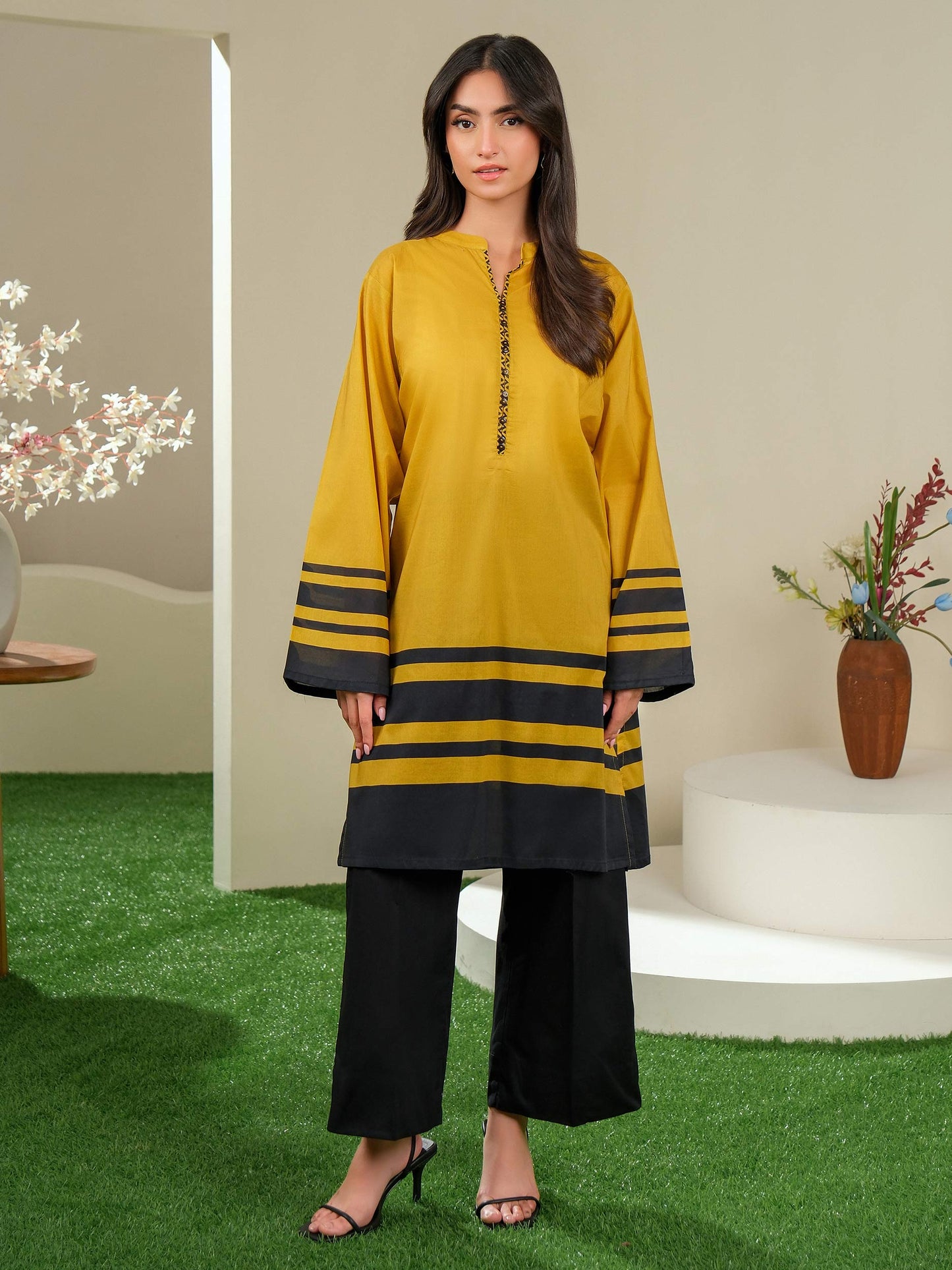 Lawn Shirt-Printed (Unstitched)