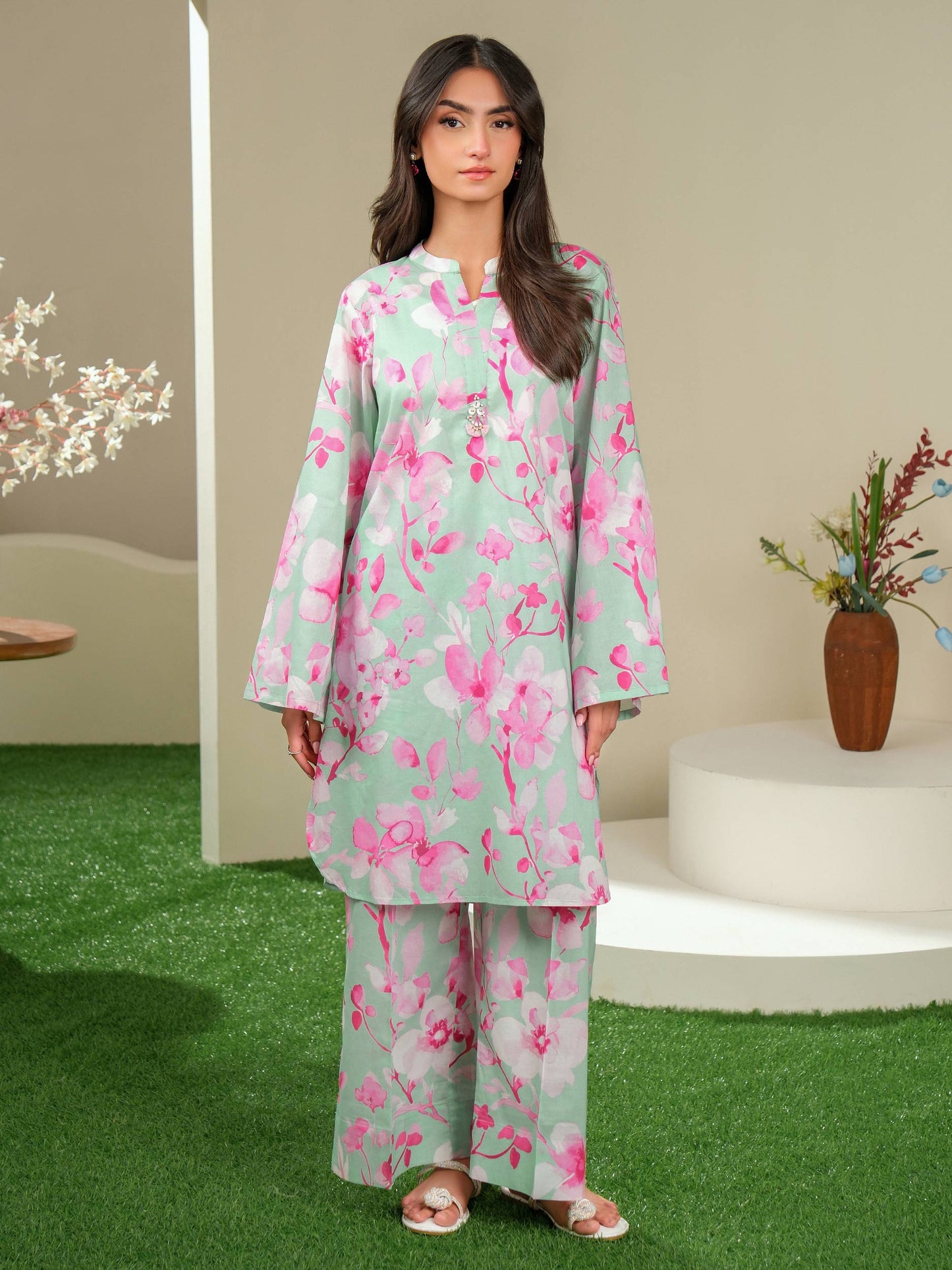 Lawn Shirt-Printed (Unstitched)