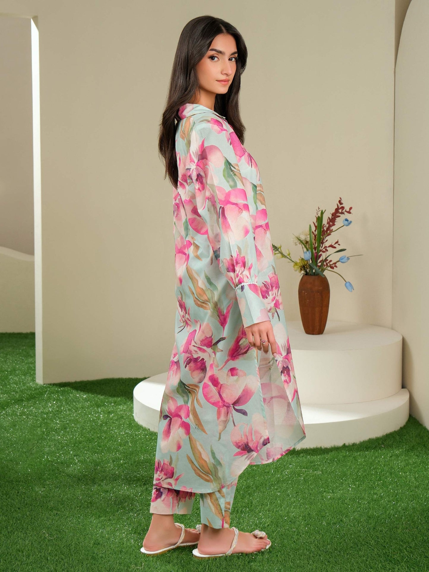 Lawn Shirt-Printed (Unstitched)