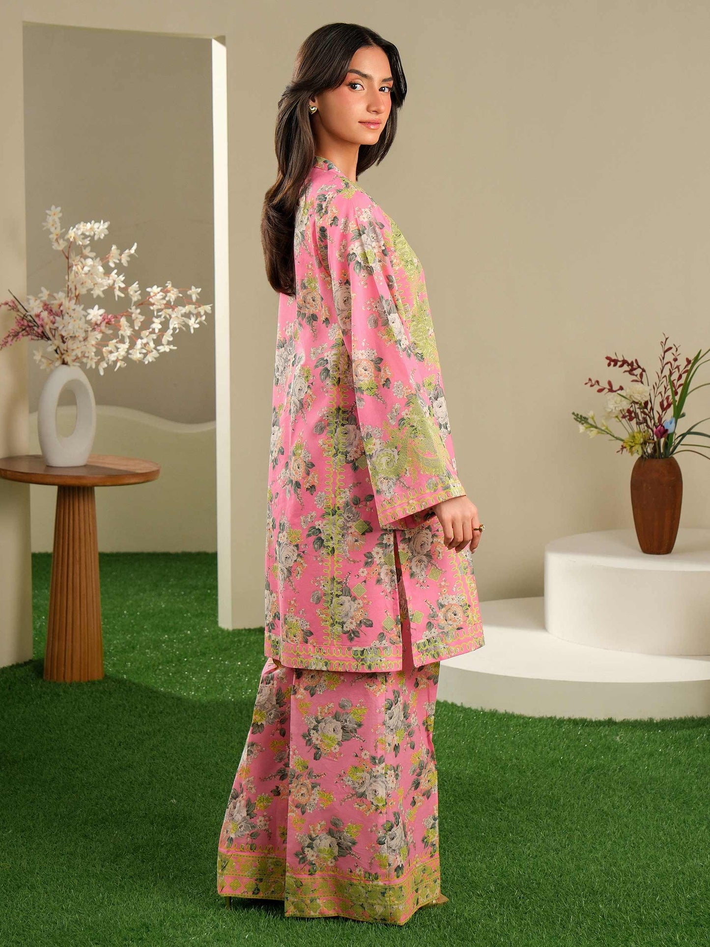 2 Piece Lawn Suit-Paste Print (Unstitched)