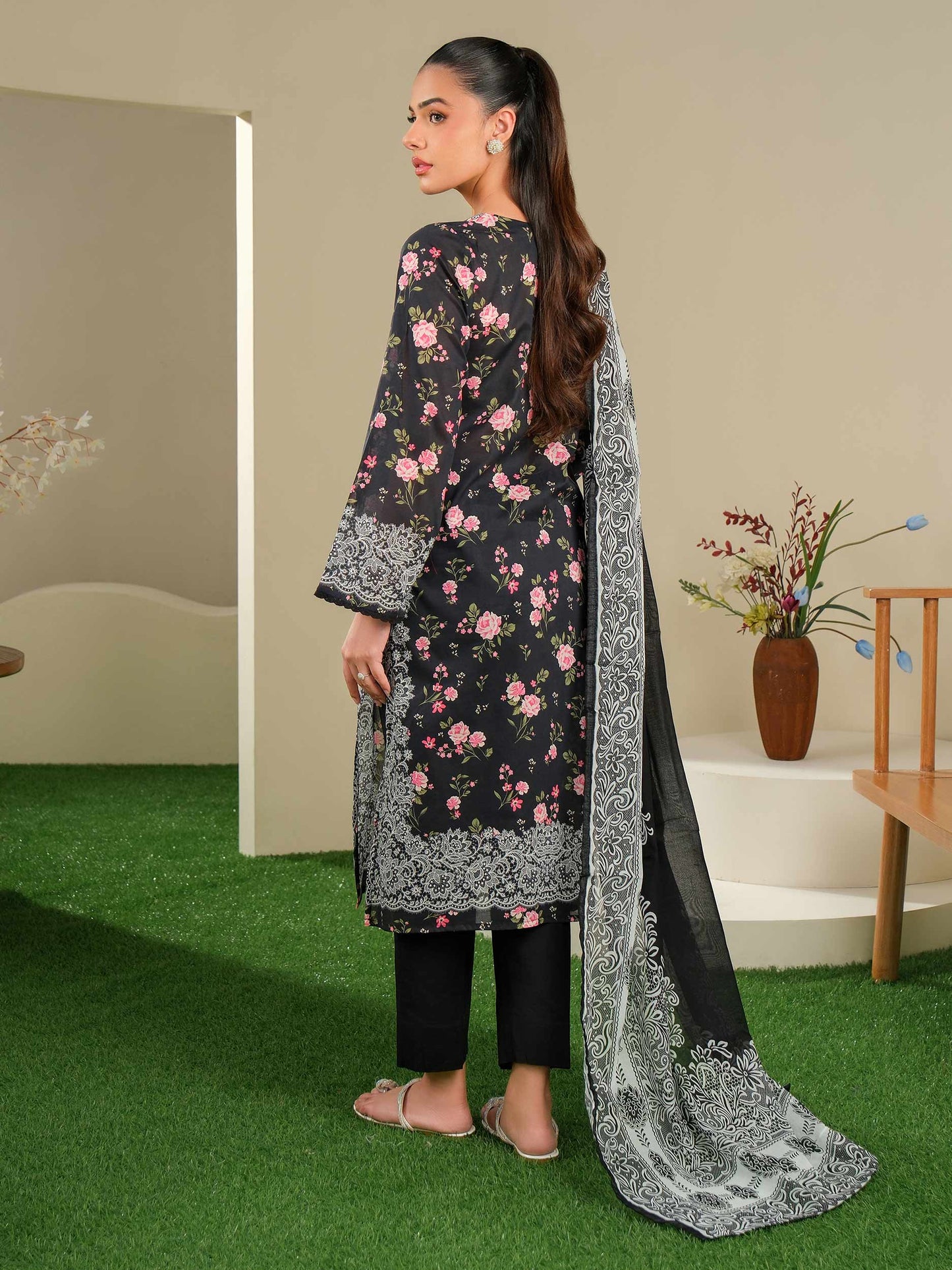 2 Piece Lawn Suit-Printed (Unstitched)