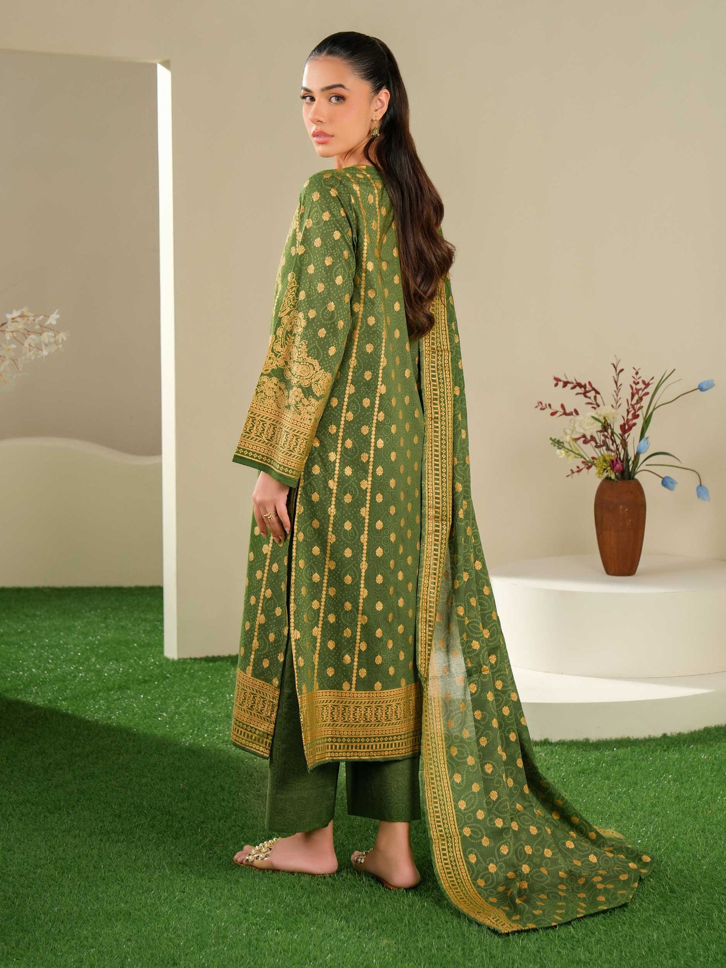 3 Piece Lawn Suit-Paste Print (Unstitched)