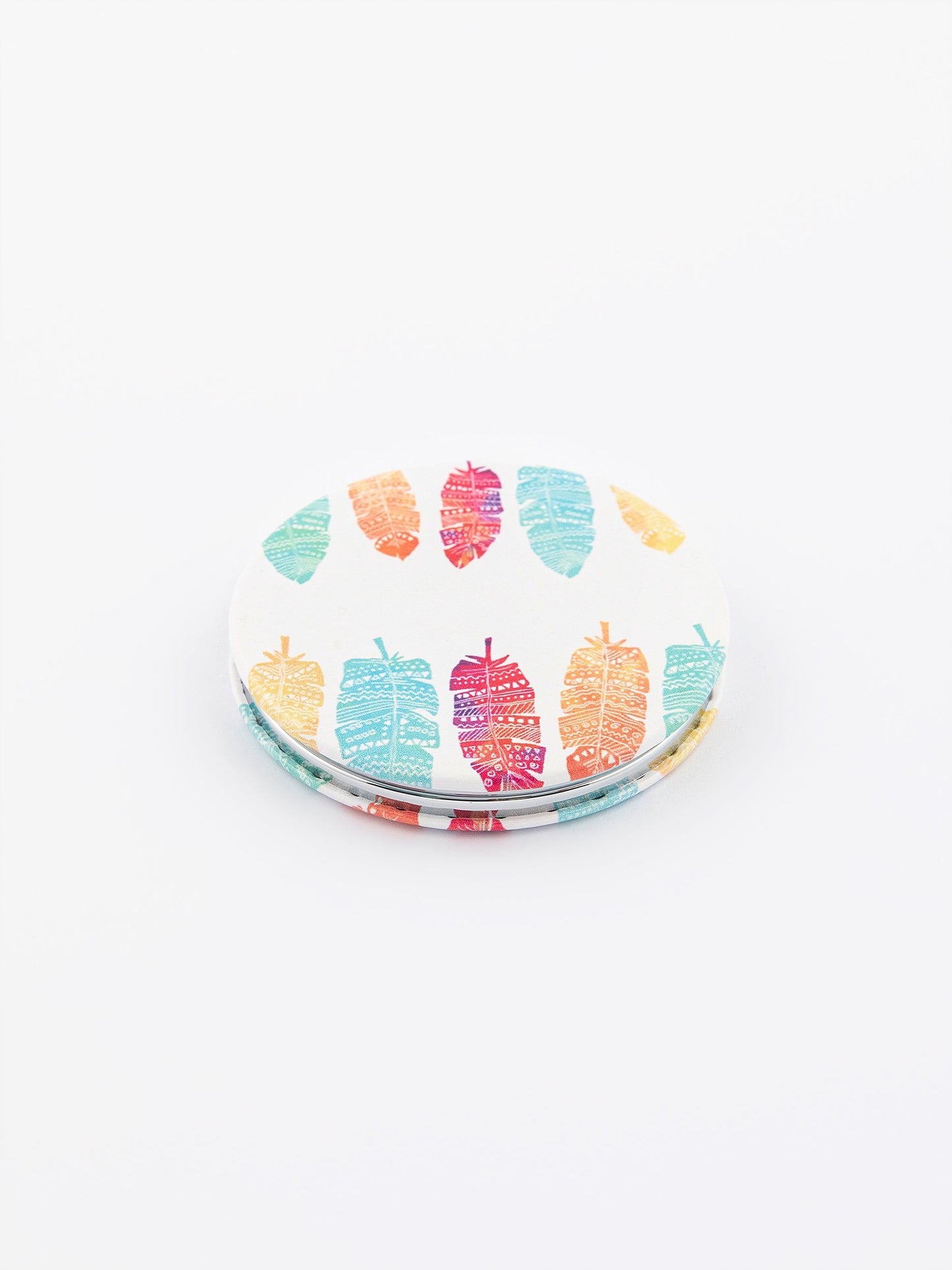 Feathery Compact Mirror