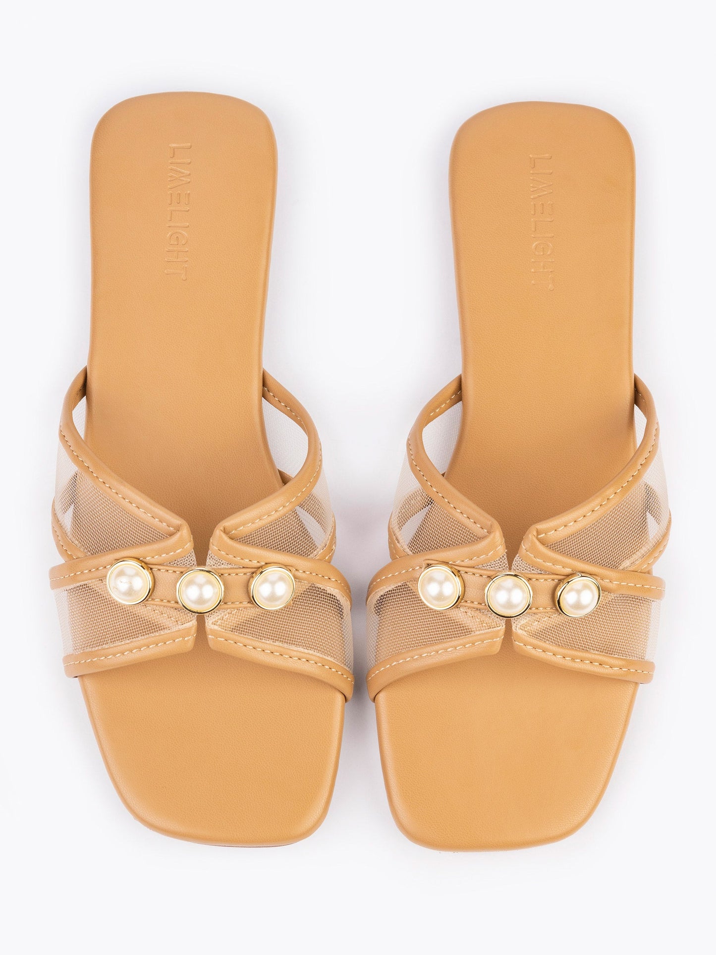 Pearl Embellished Flats