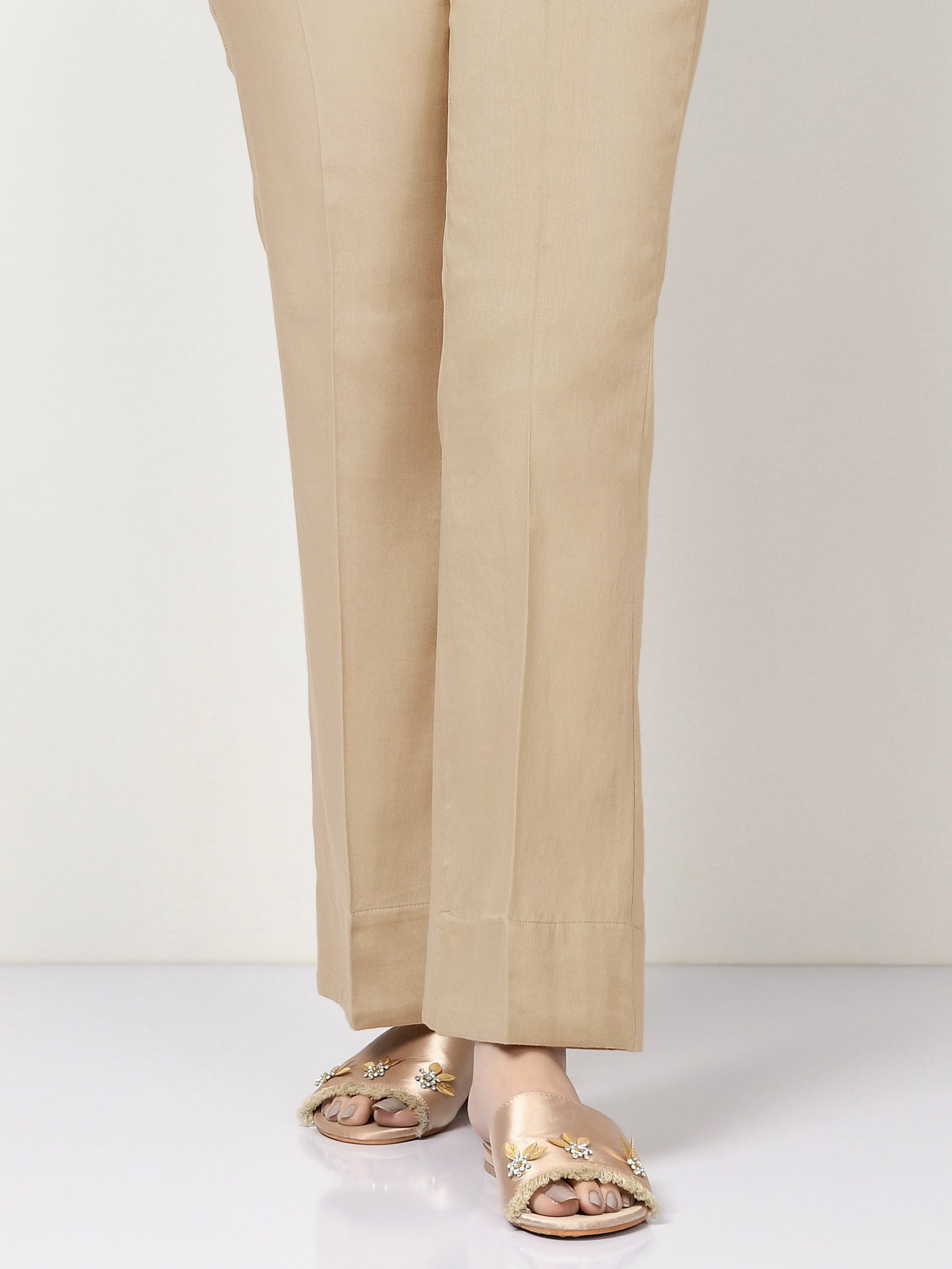 Cambric Trouser-Dyed (Unstitched)