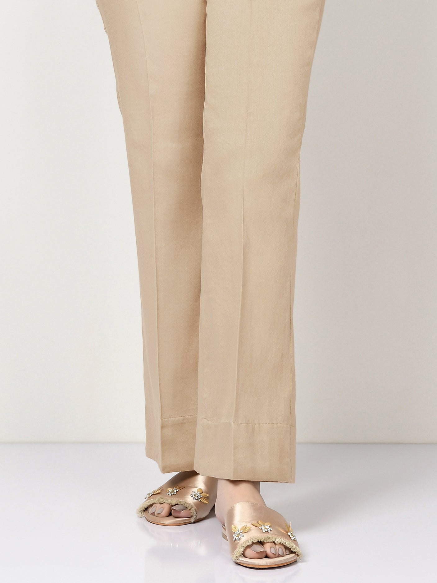 Cambric Trouser-Dyed (Unstitched)