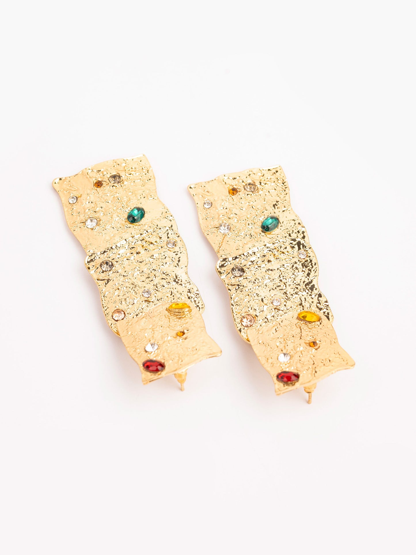 Embellished Gold Earings