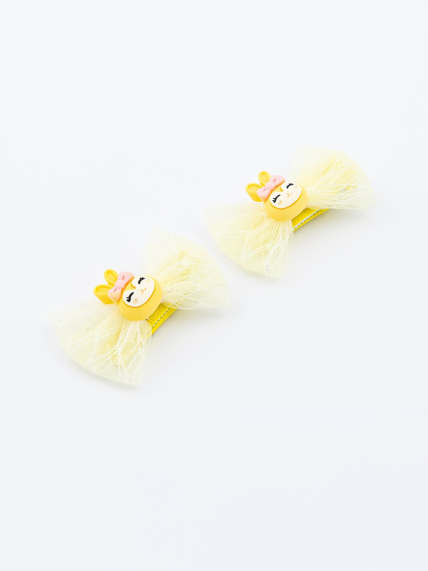 Bunny Bow Snap Clip