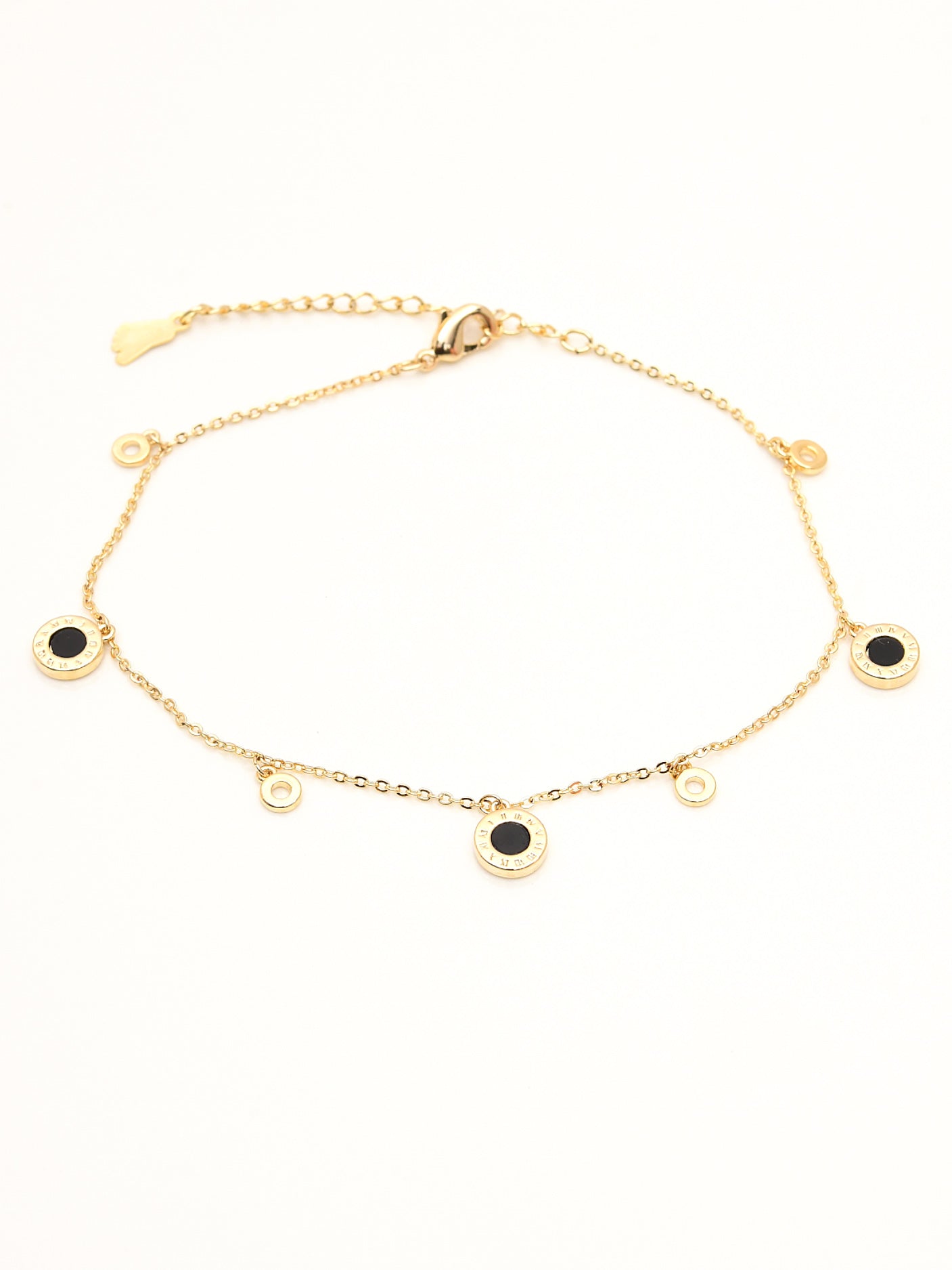 Metallic Charm Anklet