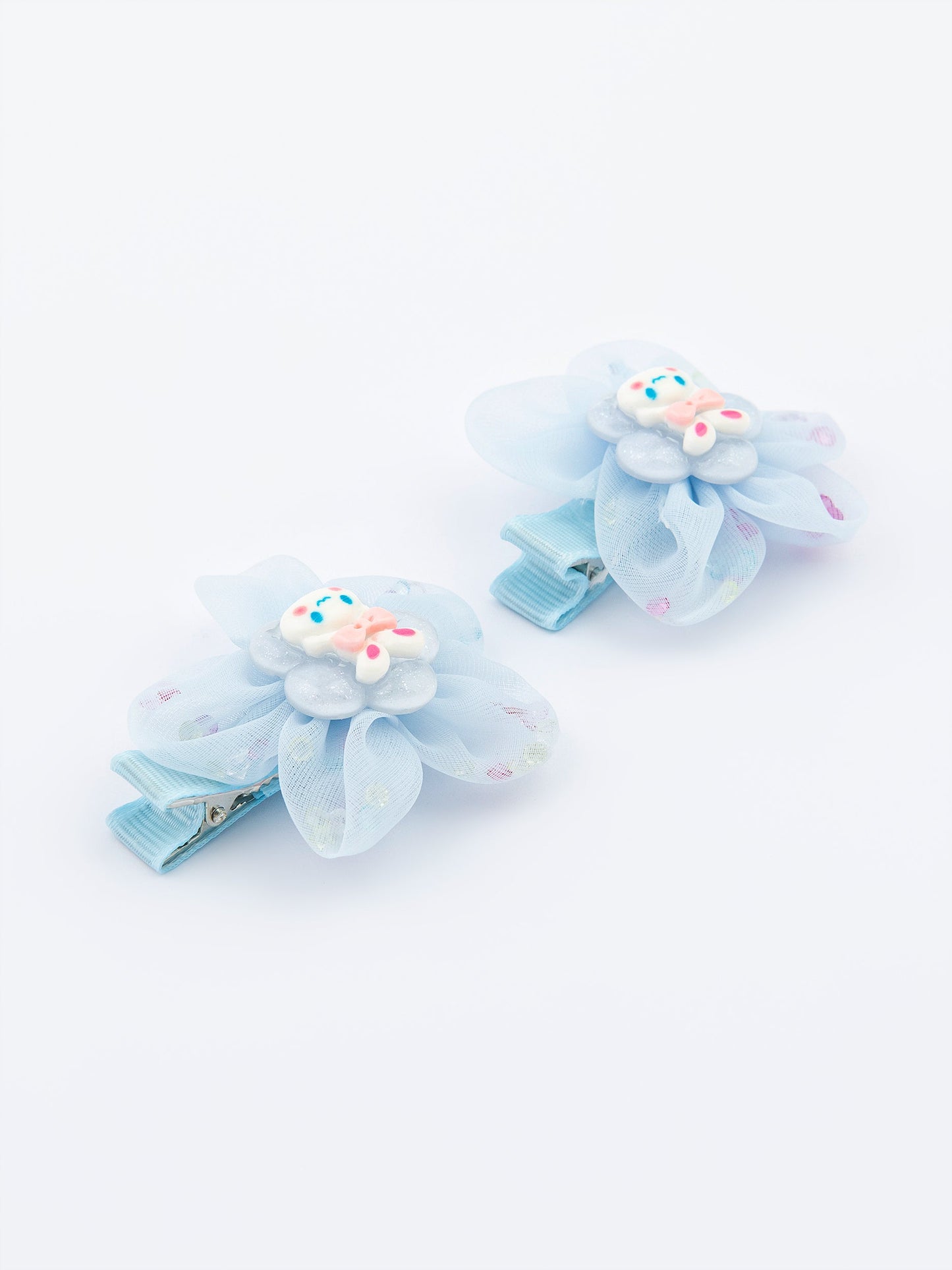 Bunny Floral Snap Clip
