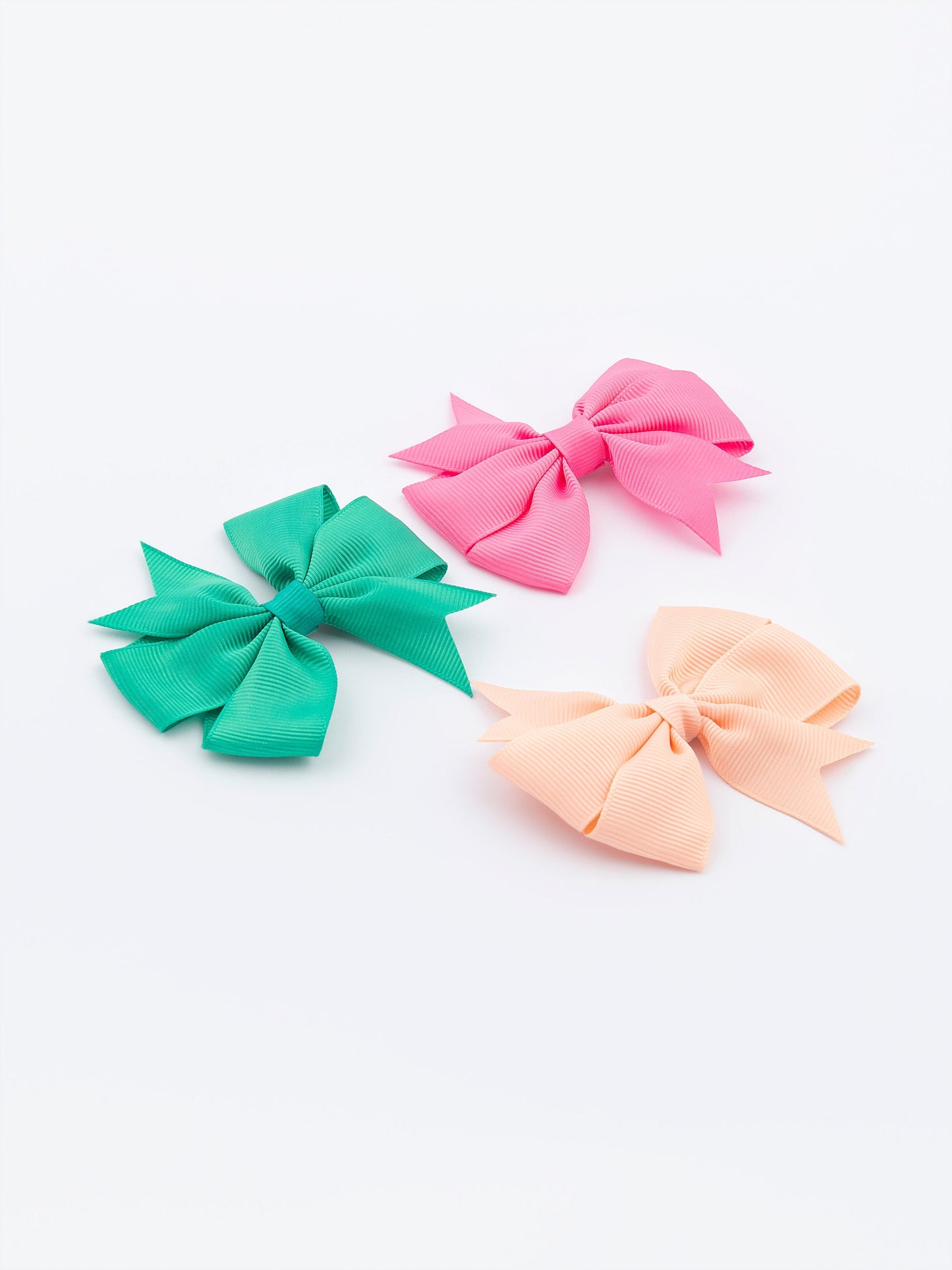Floral Bow-Tie Snap Clip Set