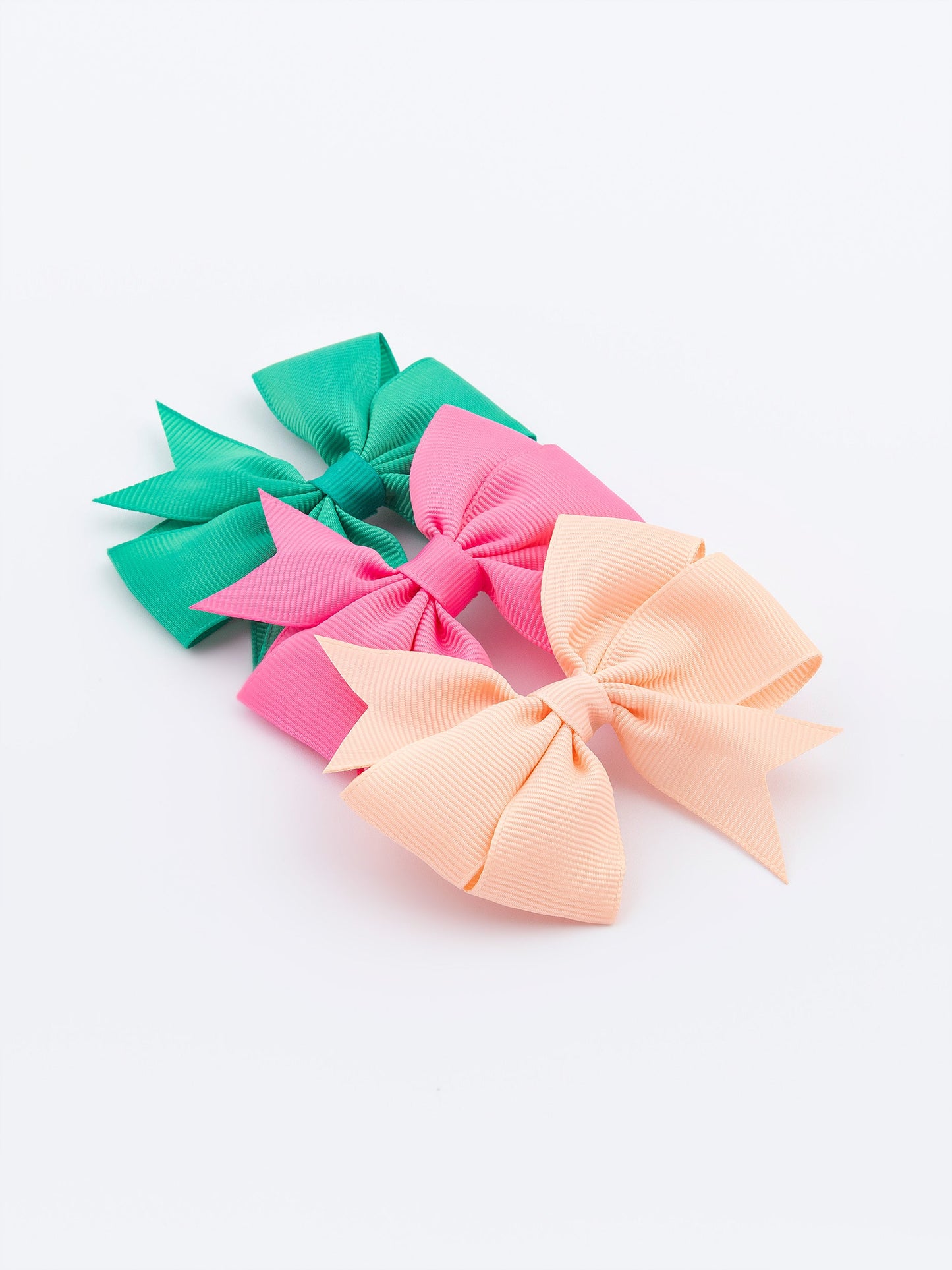 Floral Bow-Tie Snap Clip Set