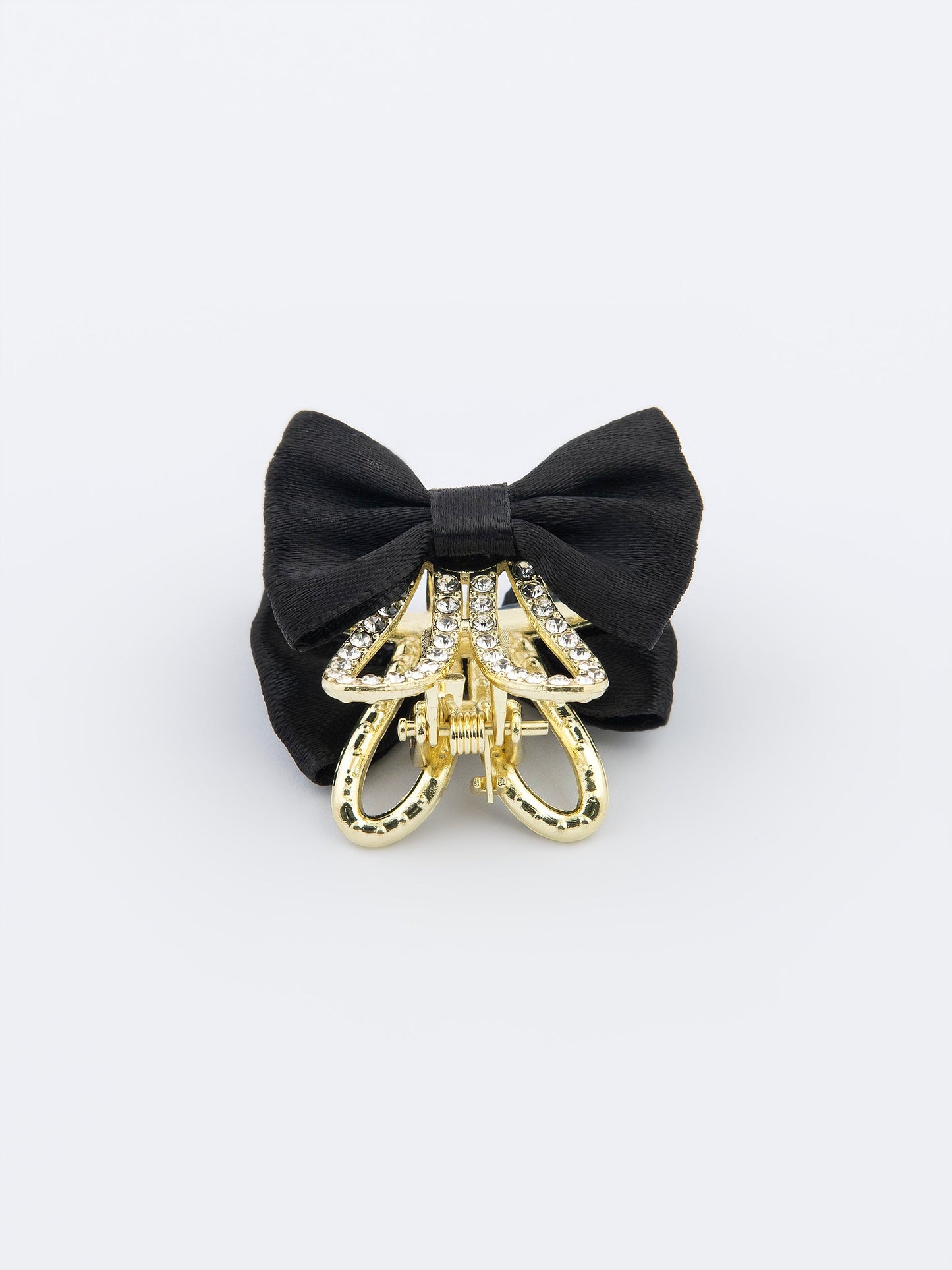 Embellished Bow Claw Clip