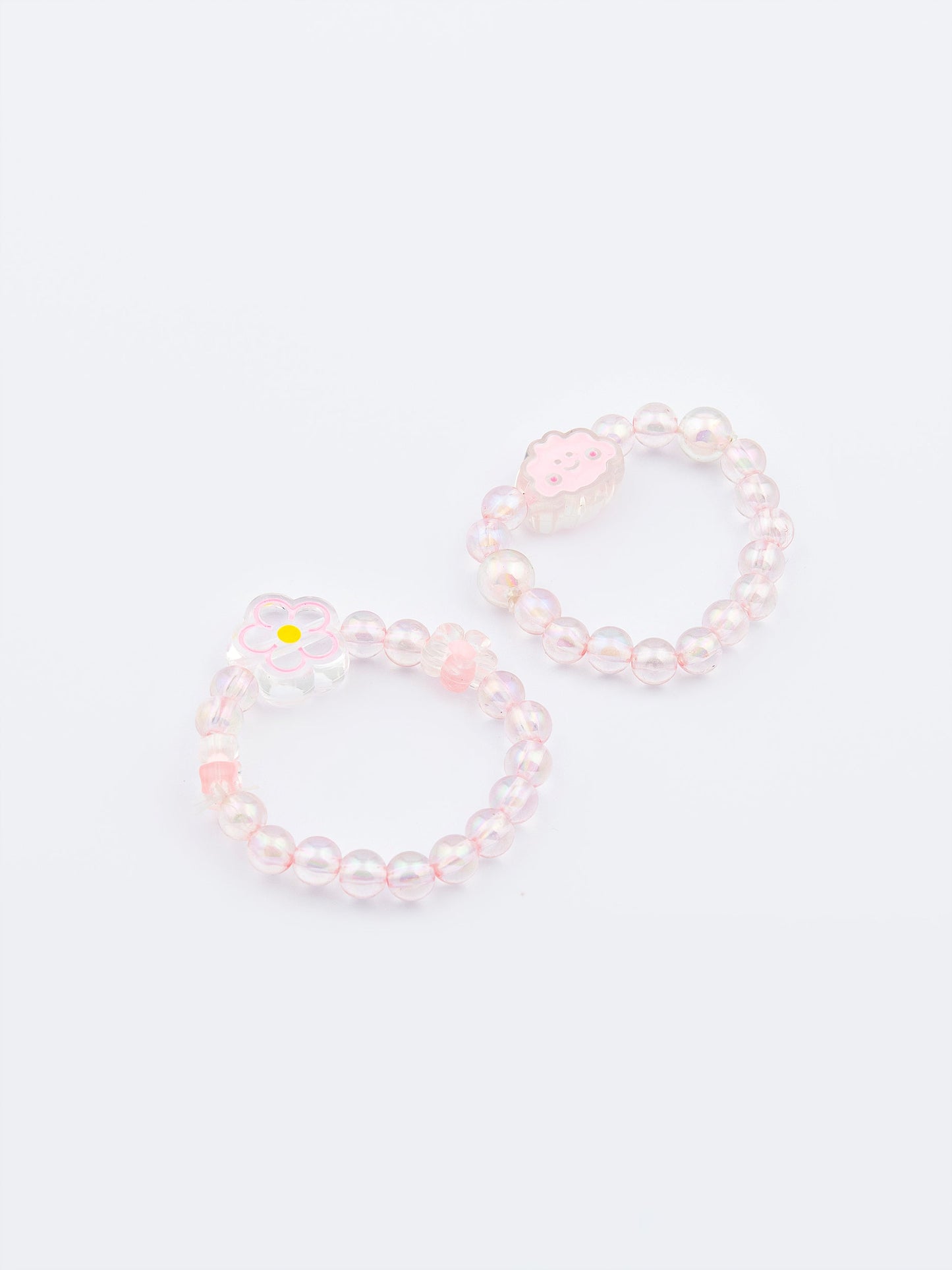 Floral Beaded Bracelet Set