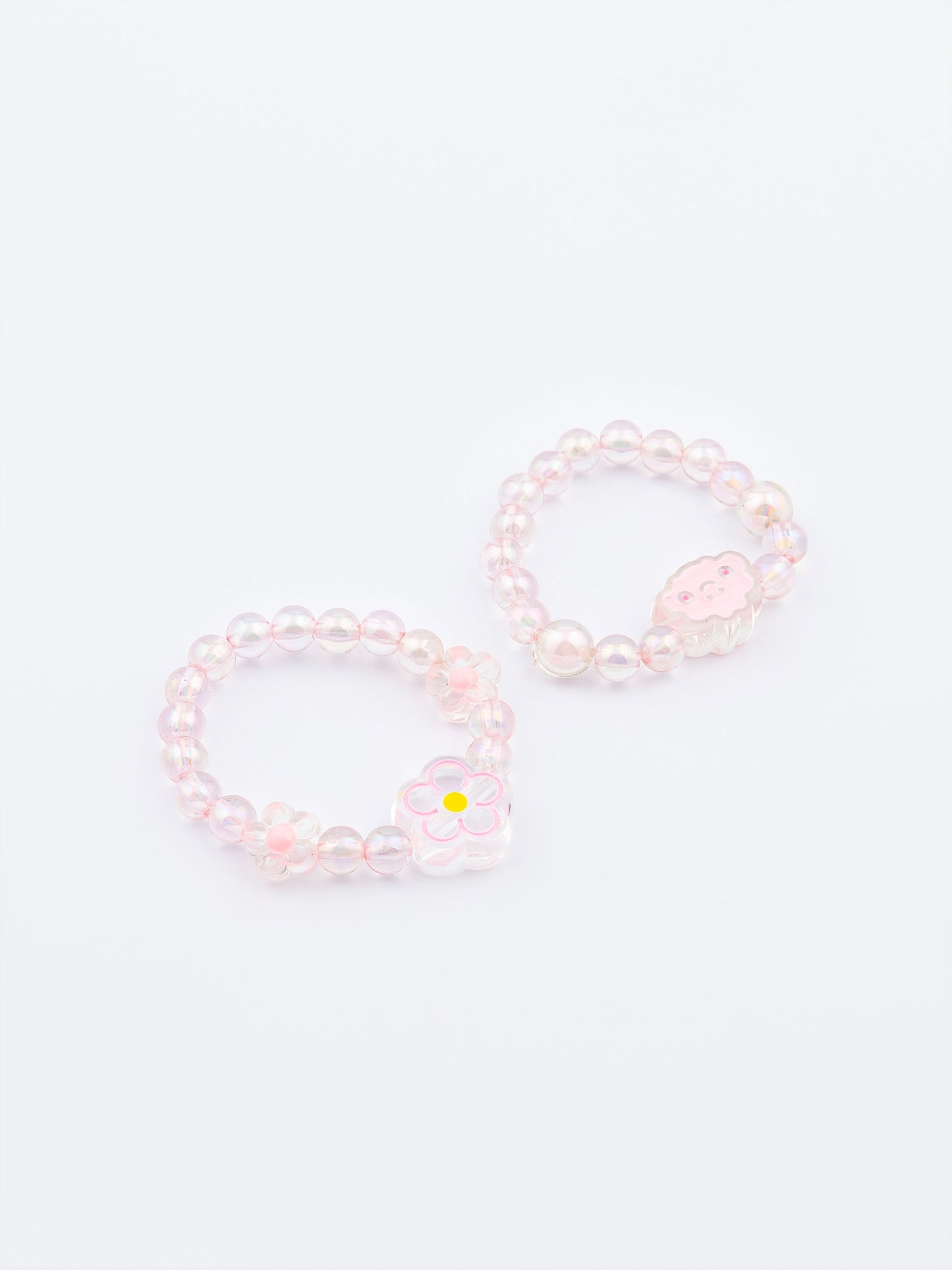 Floral Beaded Bracelet Set