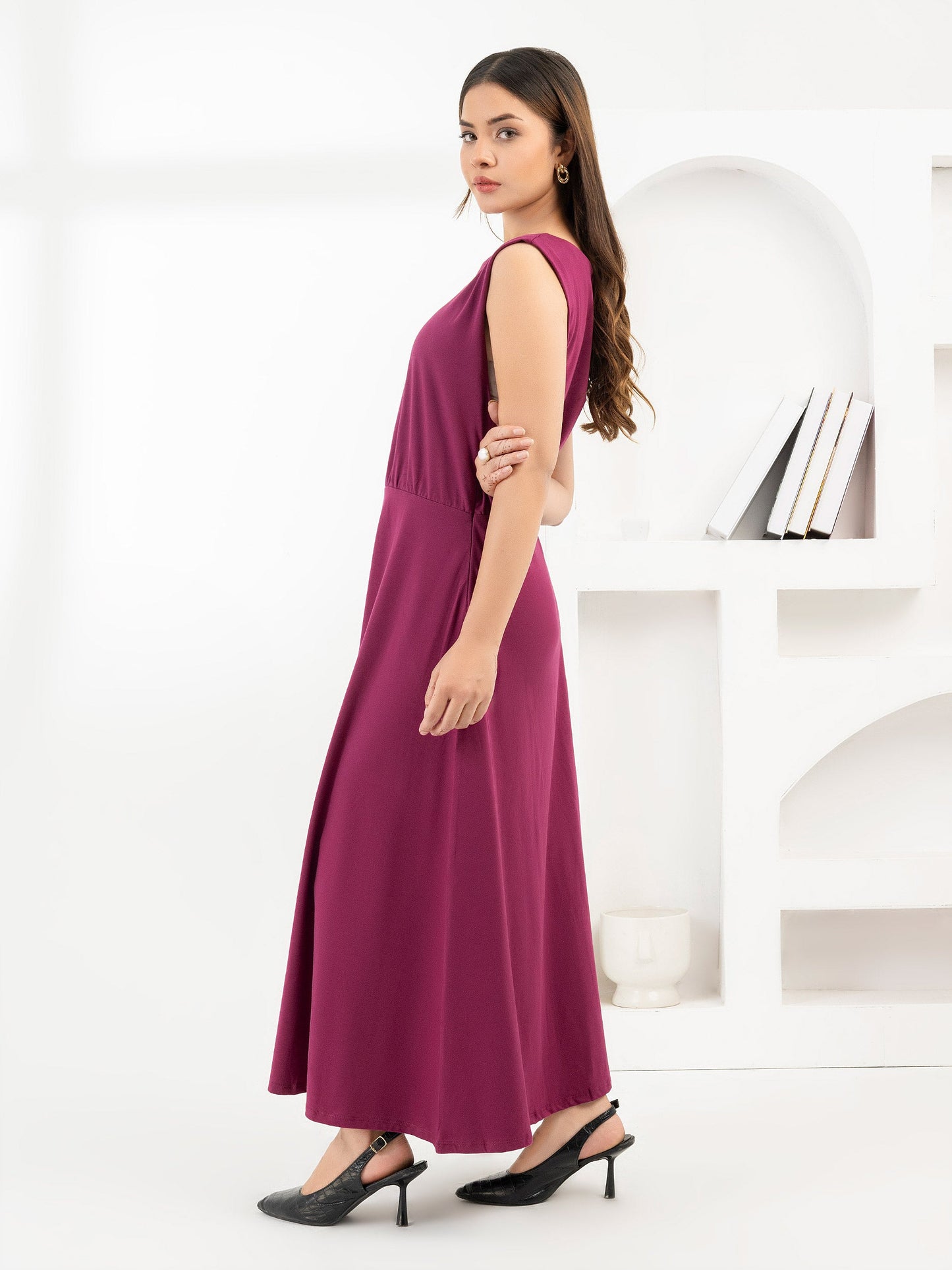 Dyed Jersey Dress
