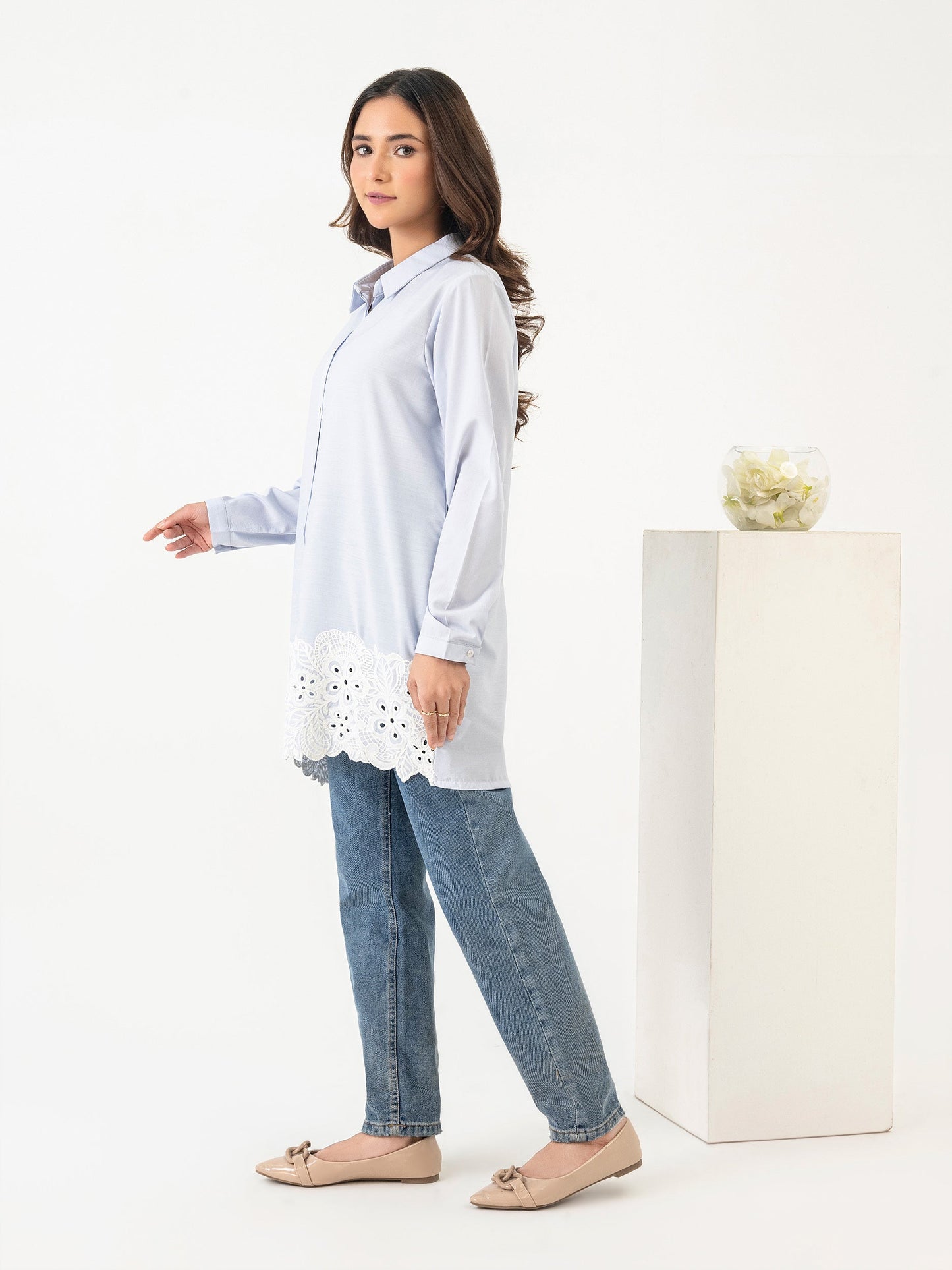 Viscose Top-Embroidered