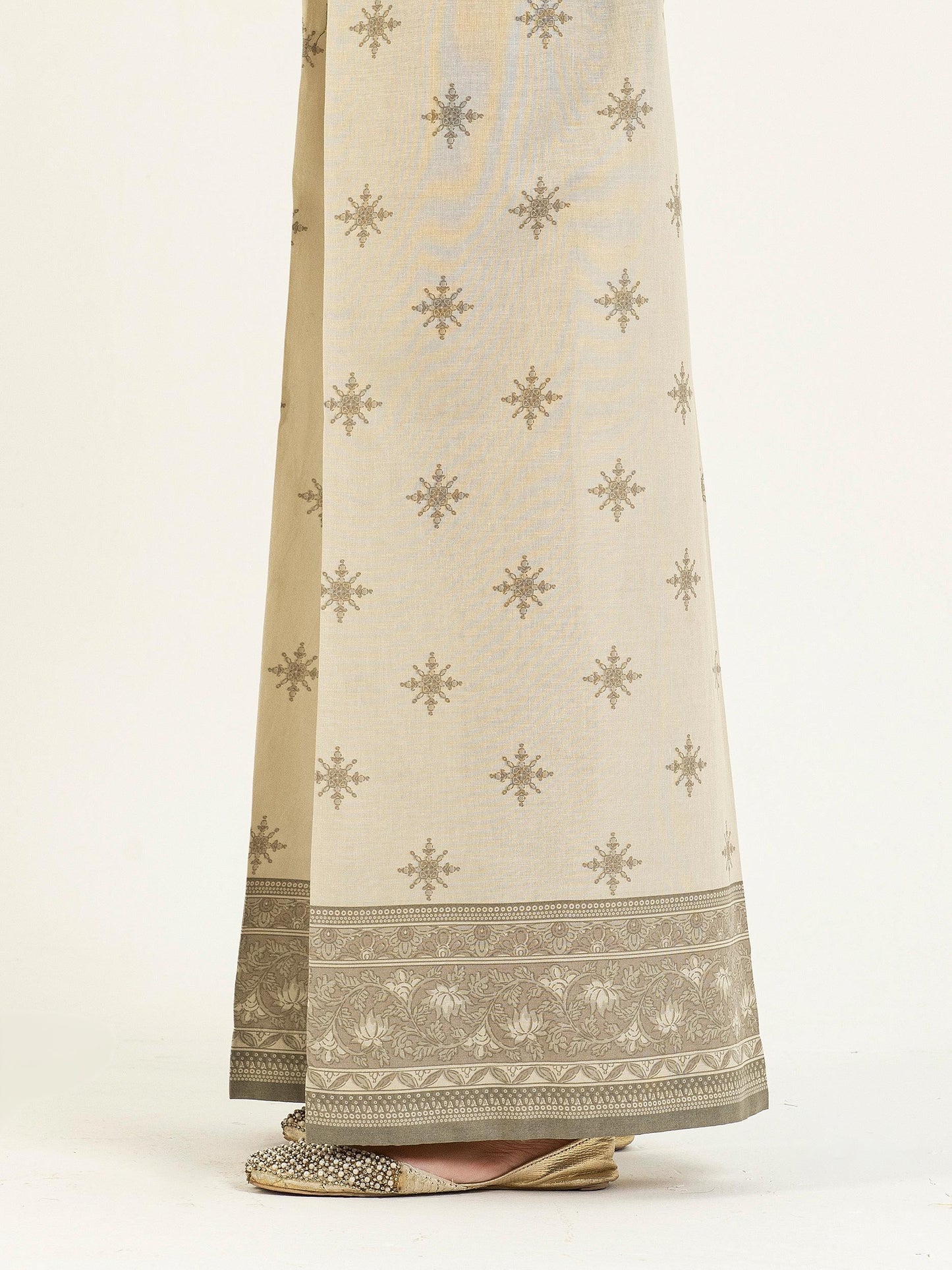 Printed Khaddar Trouser(Pret)