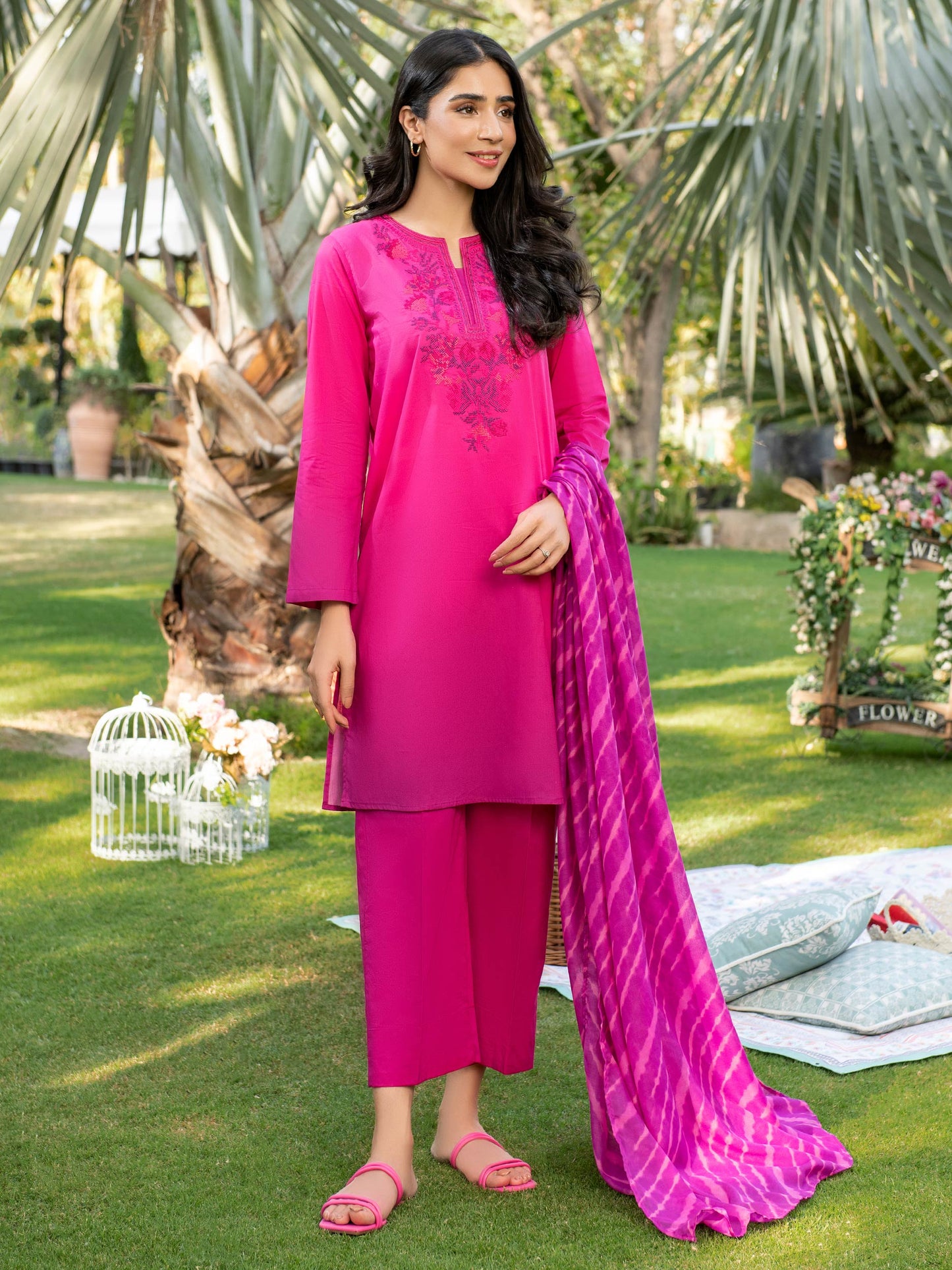3 Piece Lawn Suit-Embroidered (Unstitched)