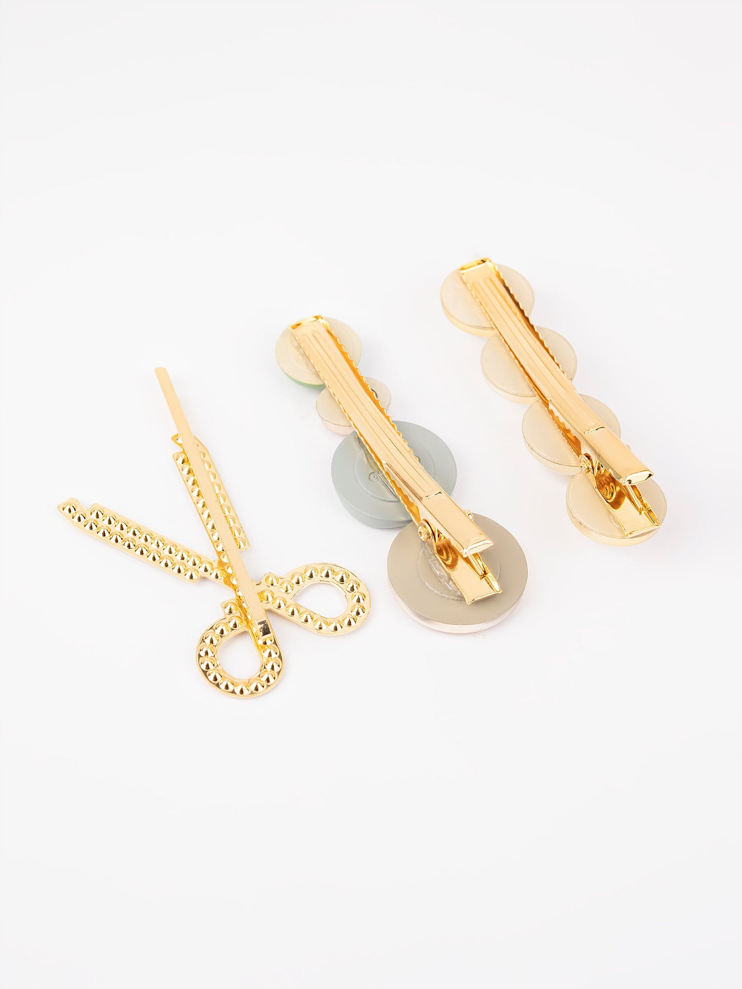 Embellished Scissor Hair Clips