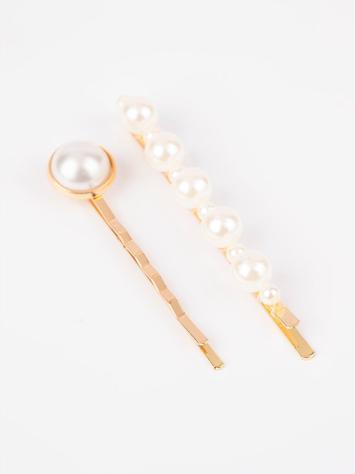 Buttoned Hair Clips