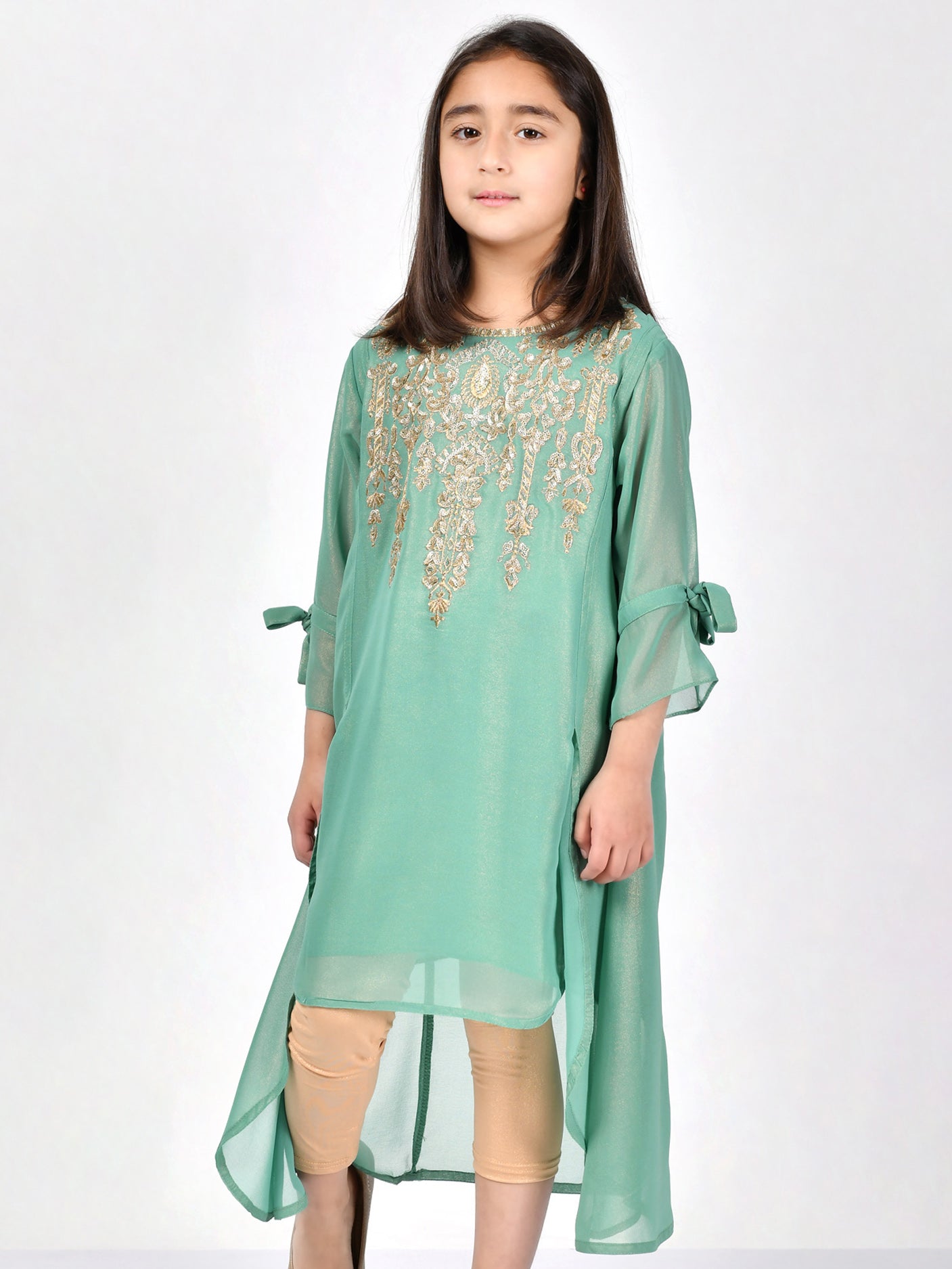 Embellished Chiffon Shirt