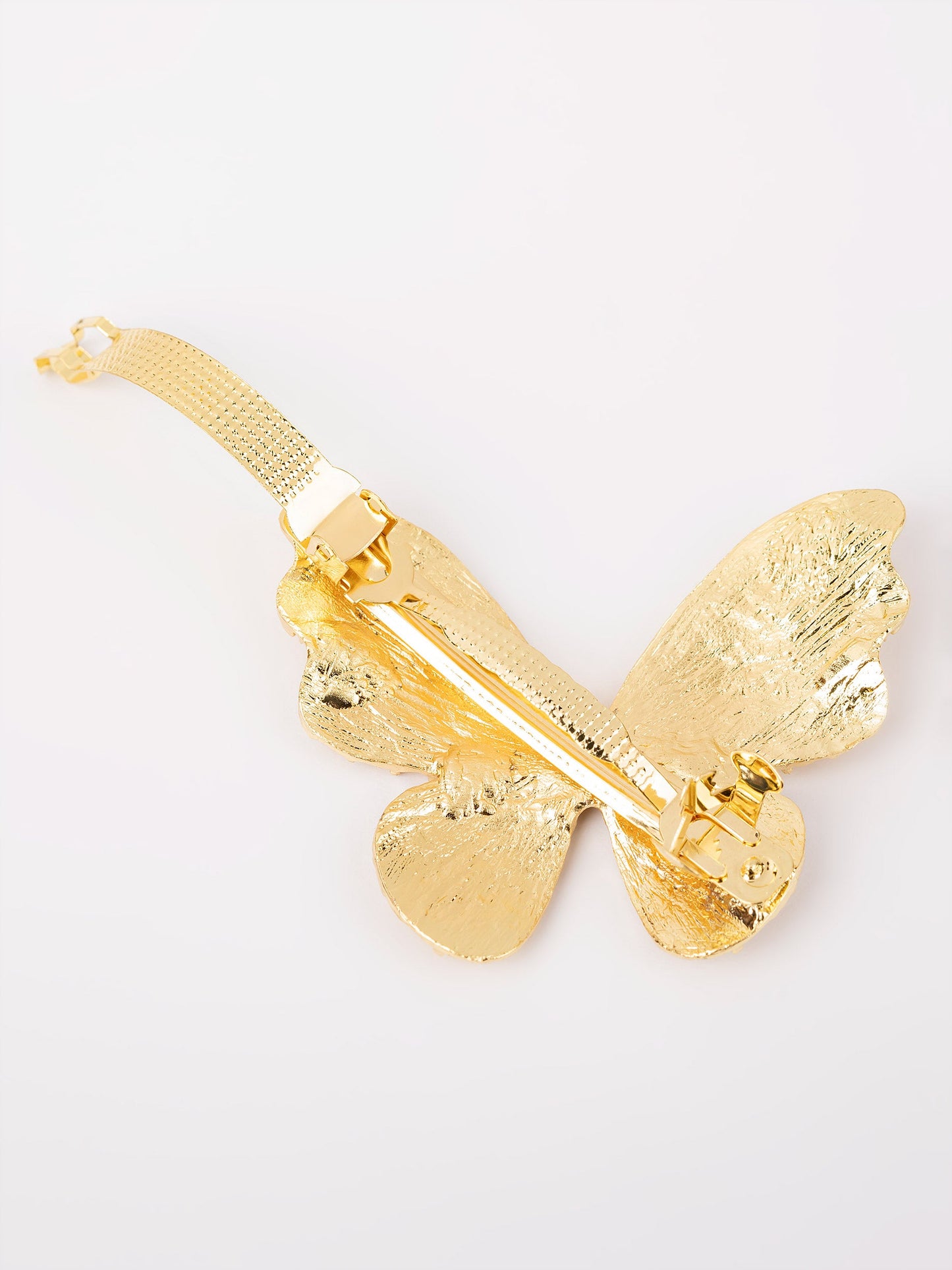 Textured Butterfly Hair Clip