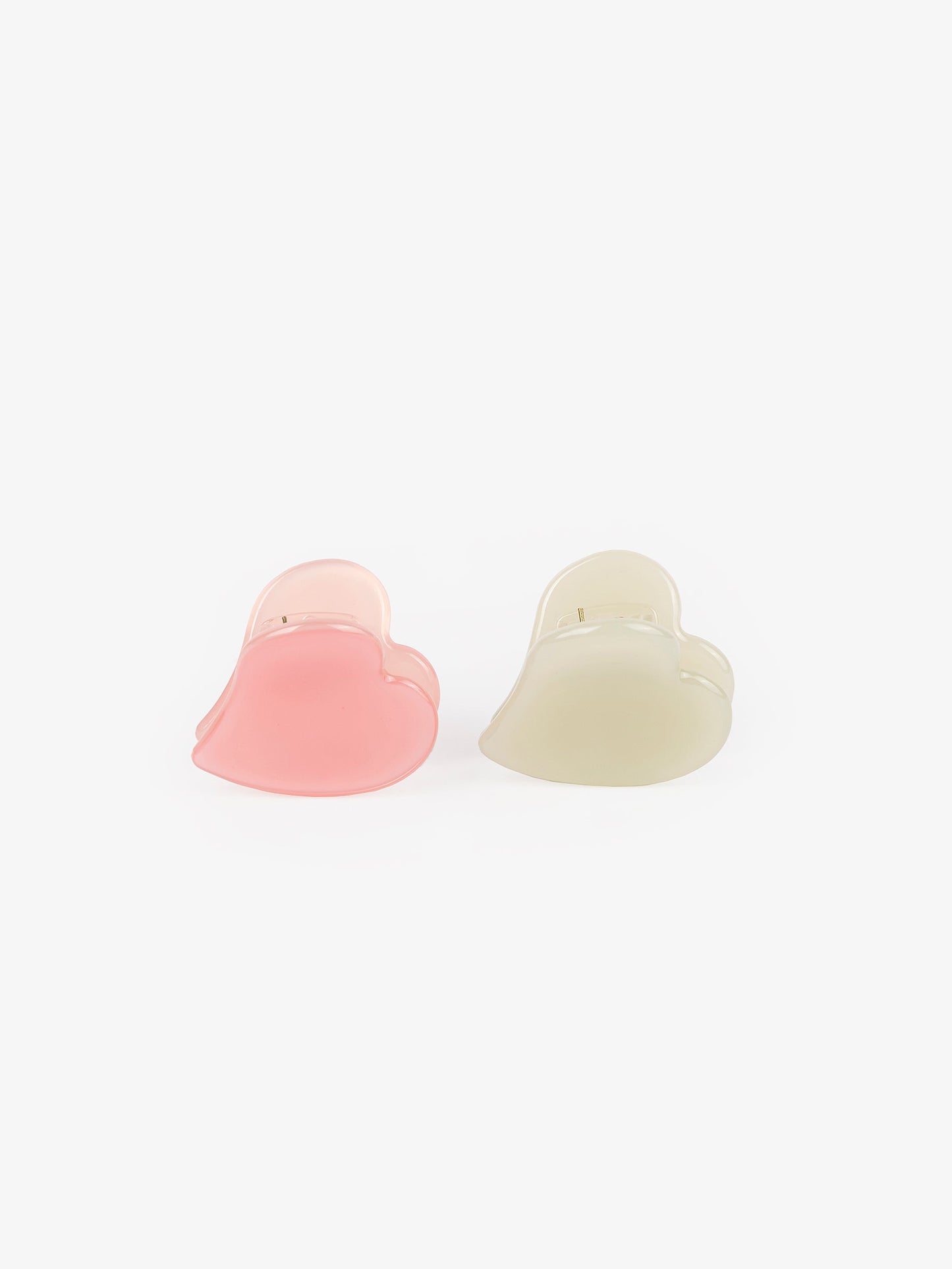 Mini Heart Hair Clips