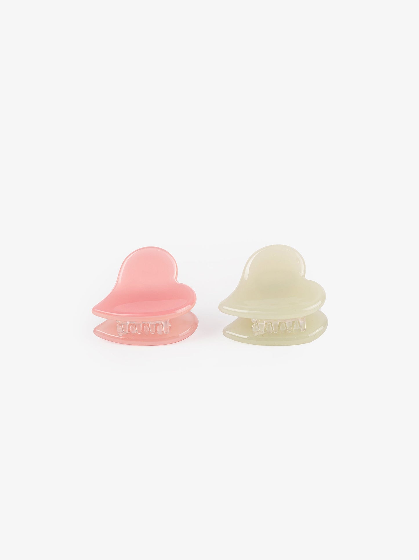 Mini Heart Hair Clips
