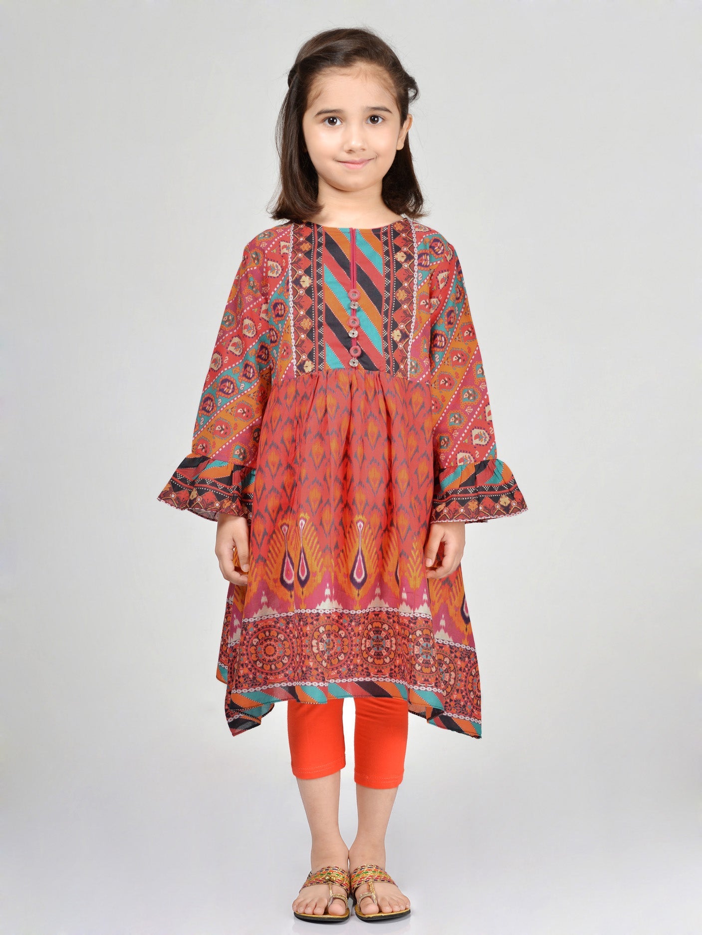 Printed Cambric Frock