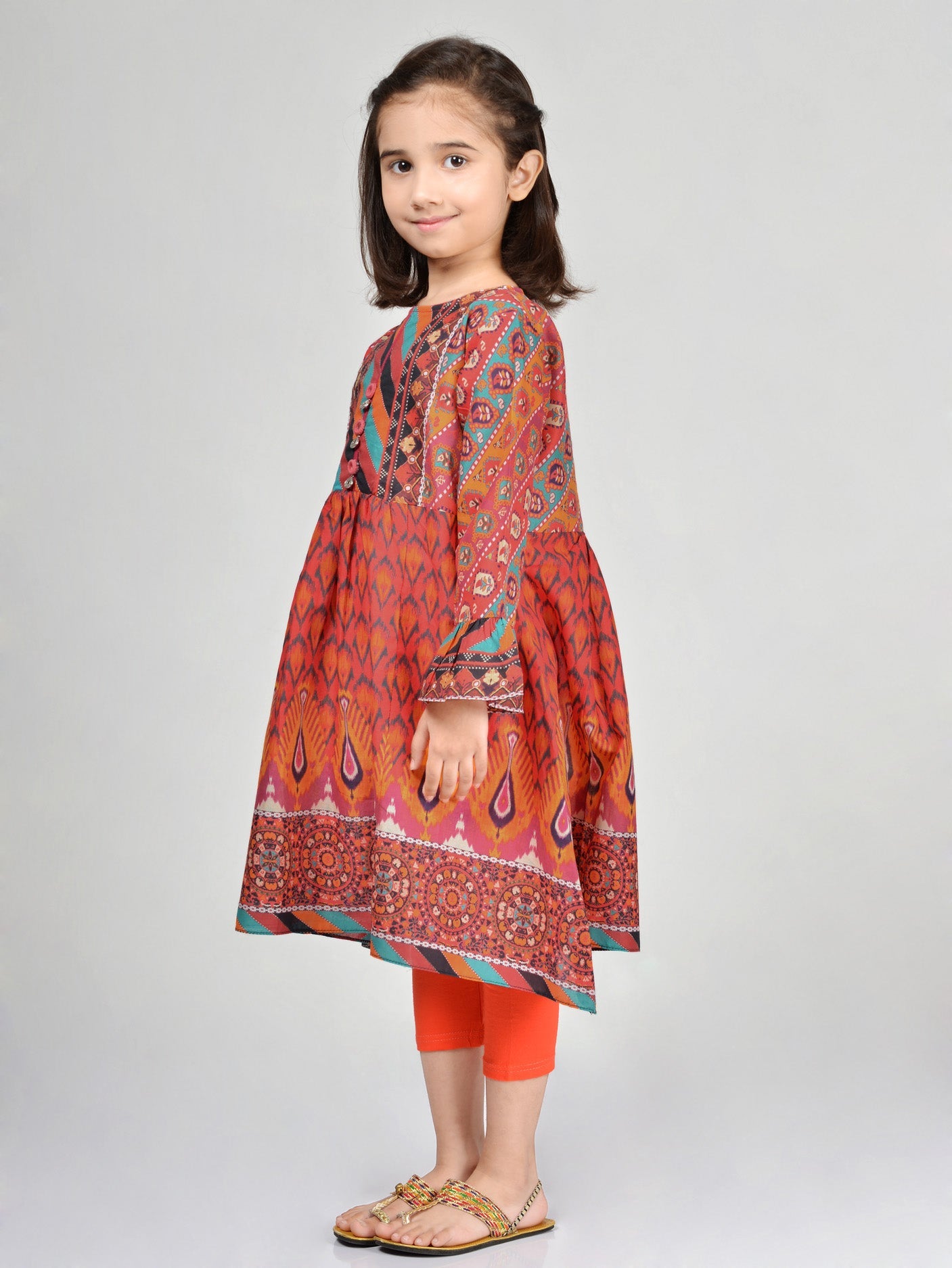 Printed Cambric Frock
