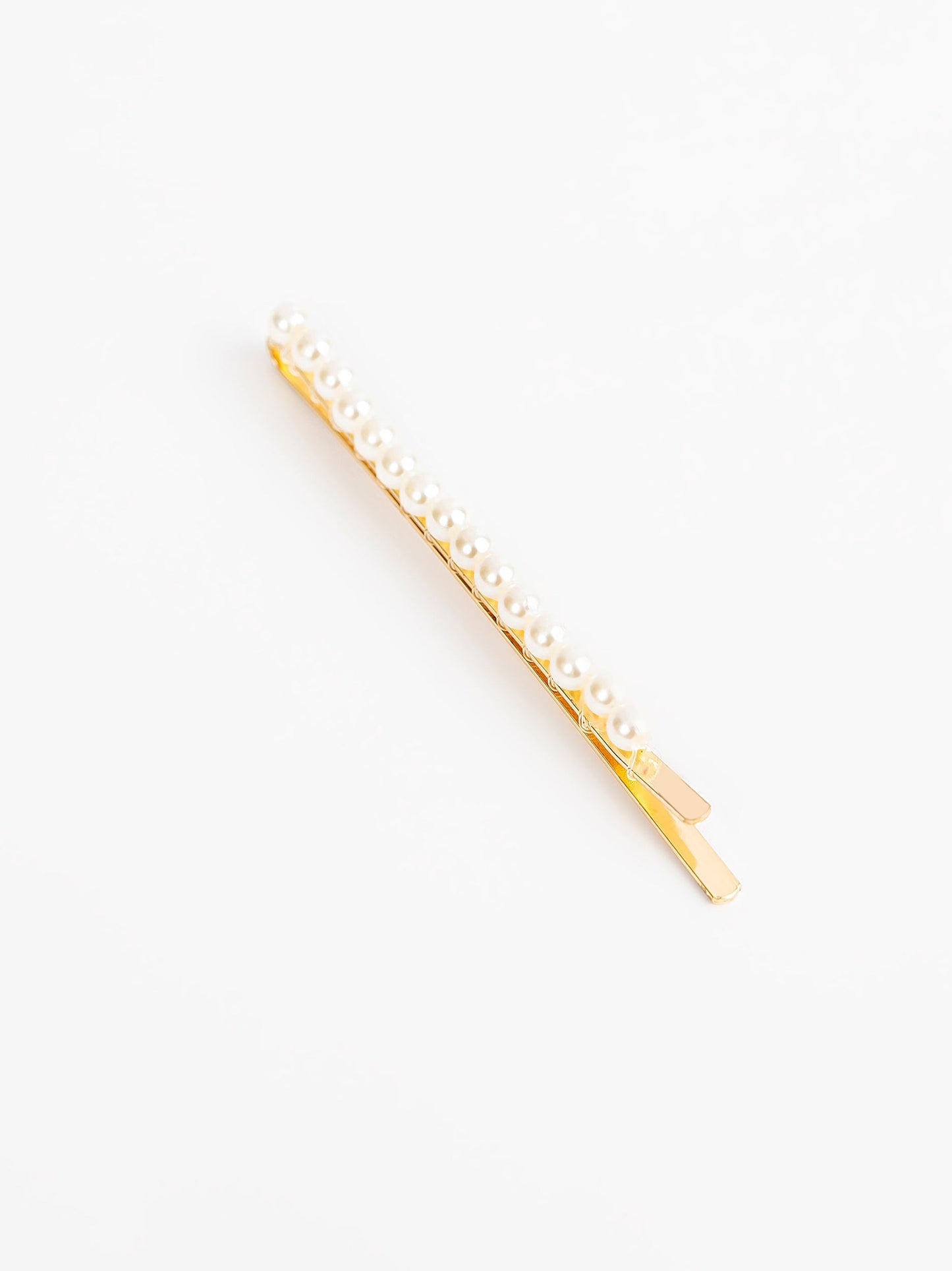 Pearl Beaded Hair Snap Clip Set