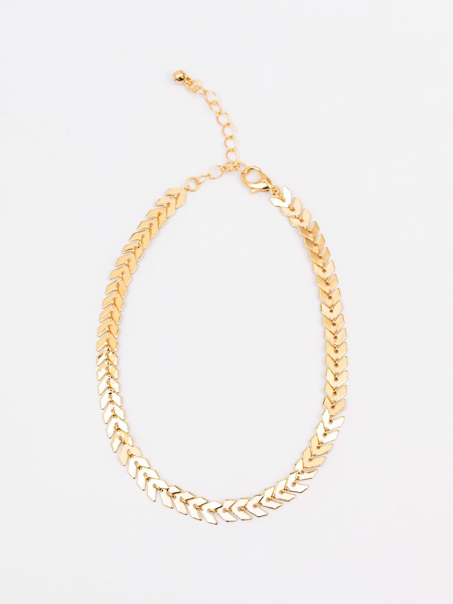 Gold Butterfly Anklet Set