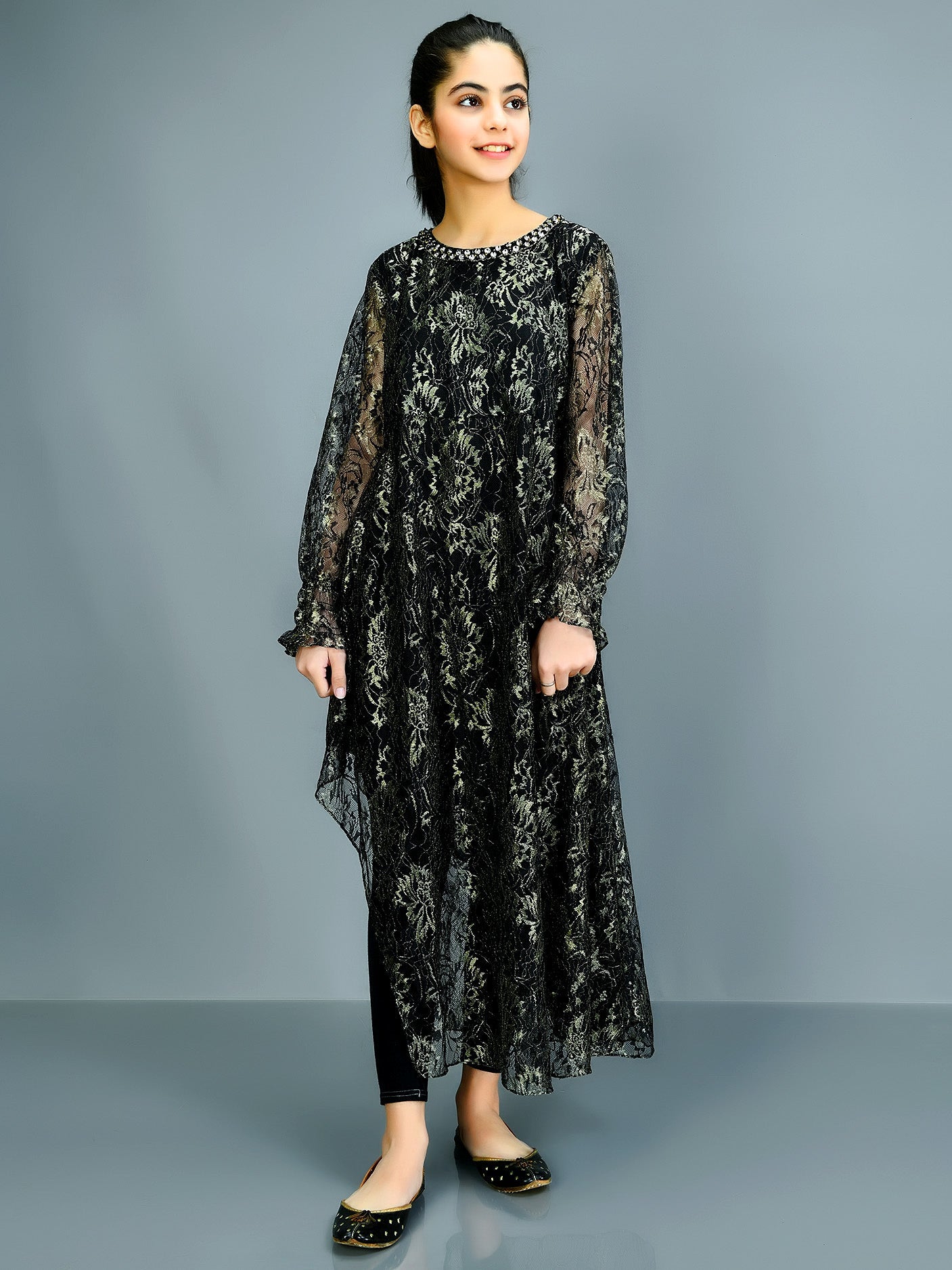 Asymmetrical Net Suit