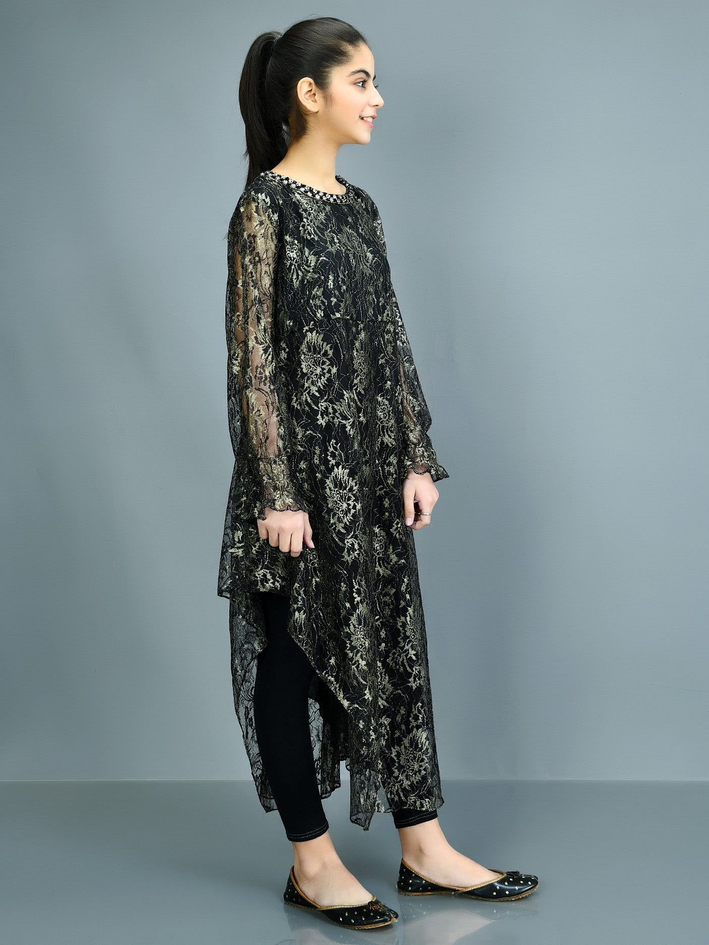 Asymmetrical Net Suit