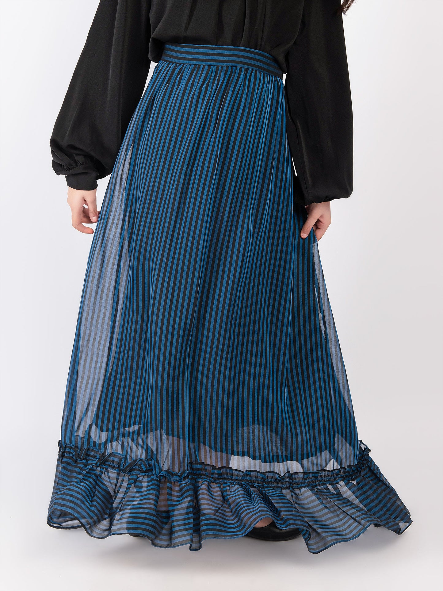 Printed Chiffon Skirt