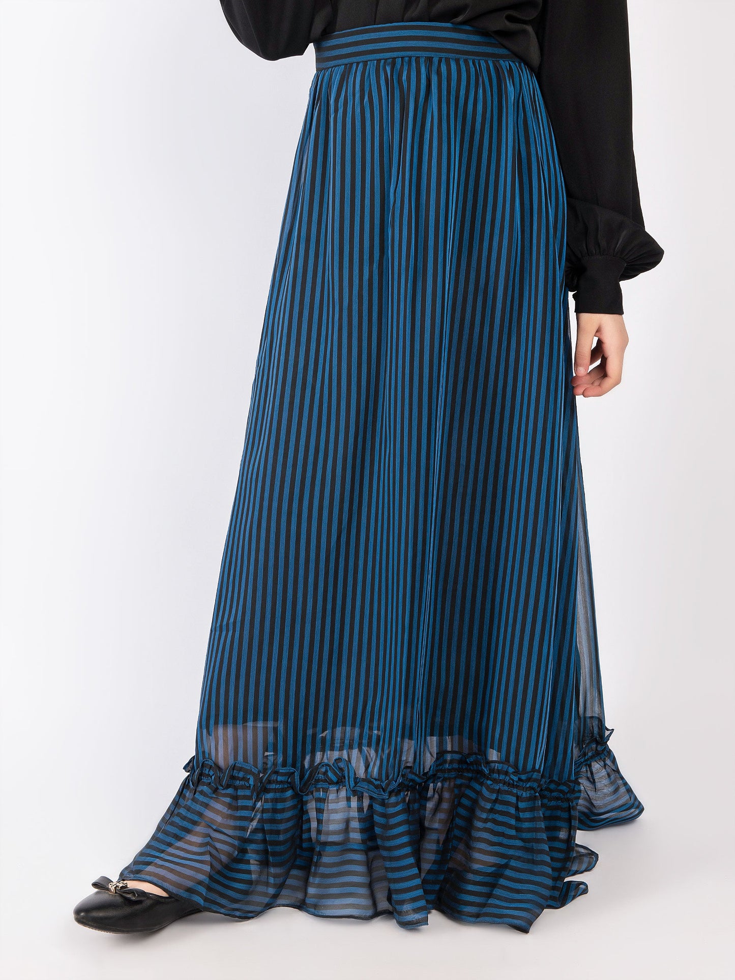 Printed Chiffon Skirt
