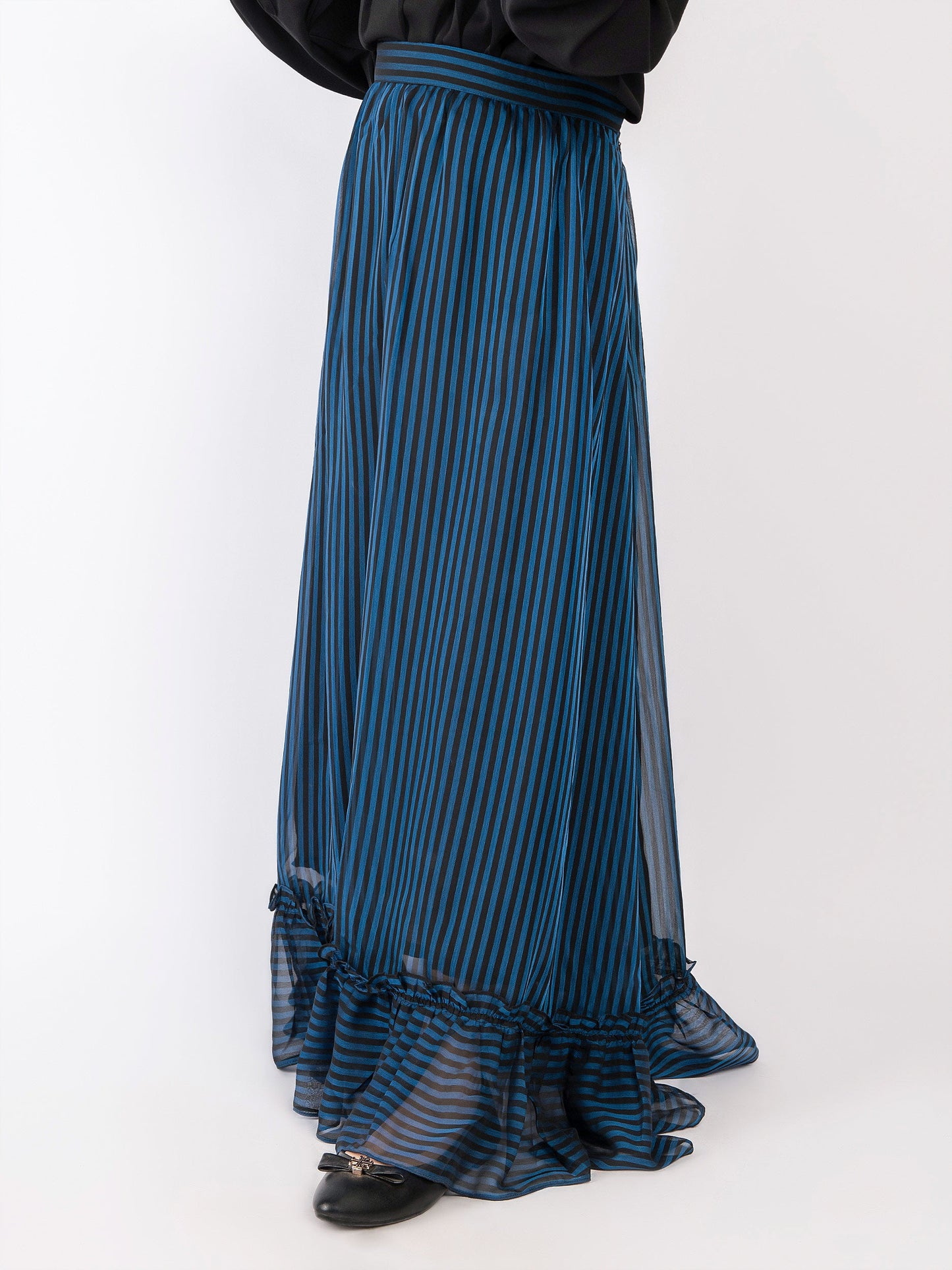 Printed Chiffon Skirt