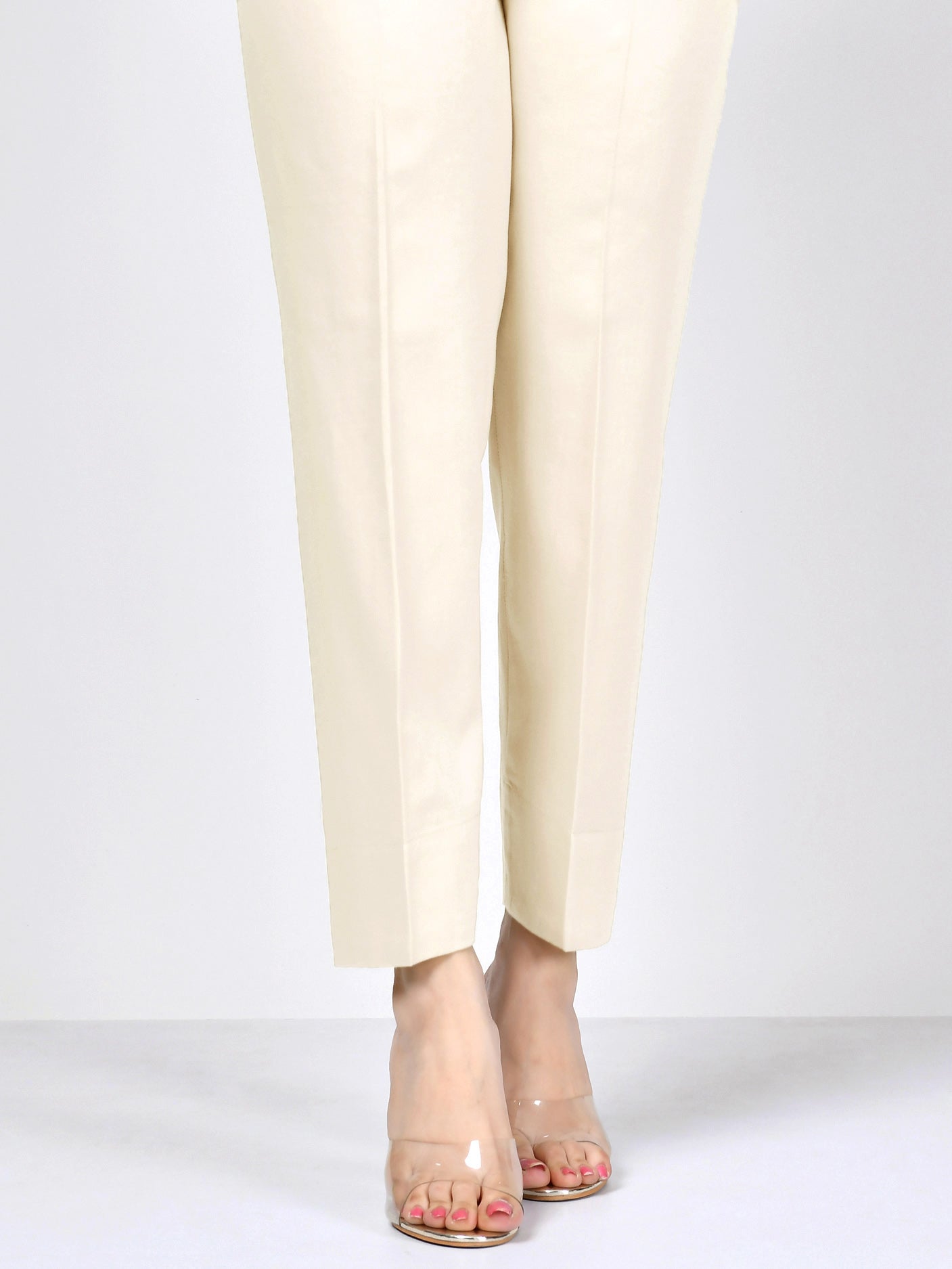 Crepe Trouser - Beige