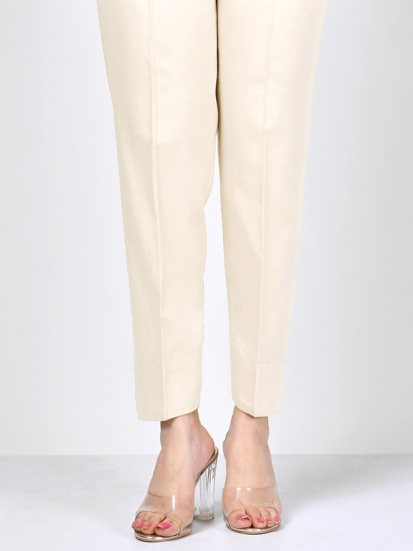 Crepe Trouser - Beige