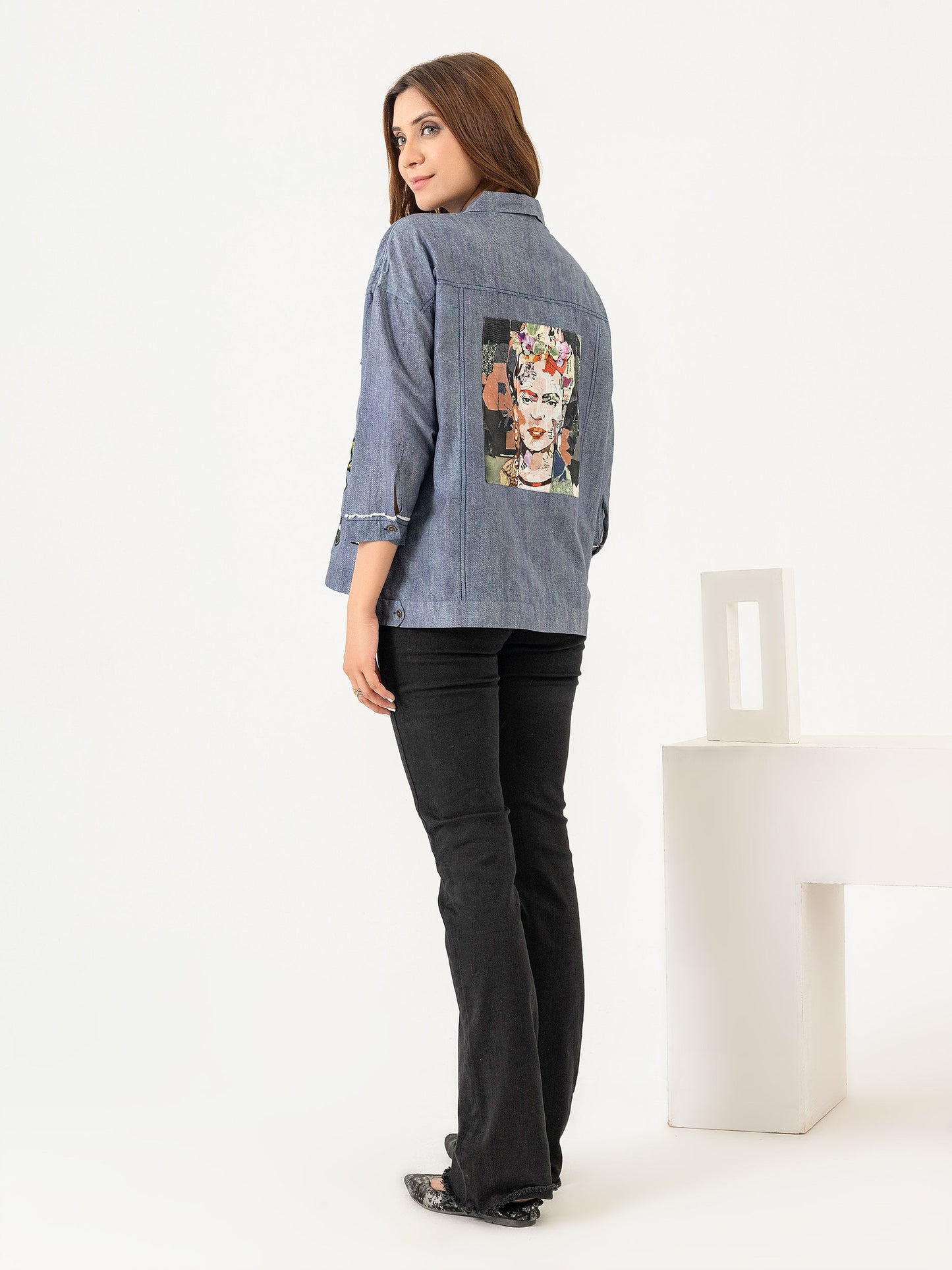 Embroidered Cambric Top