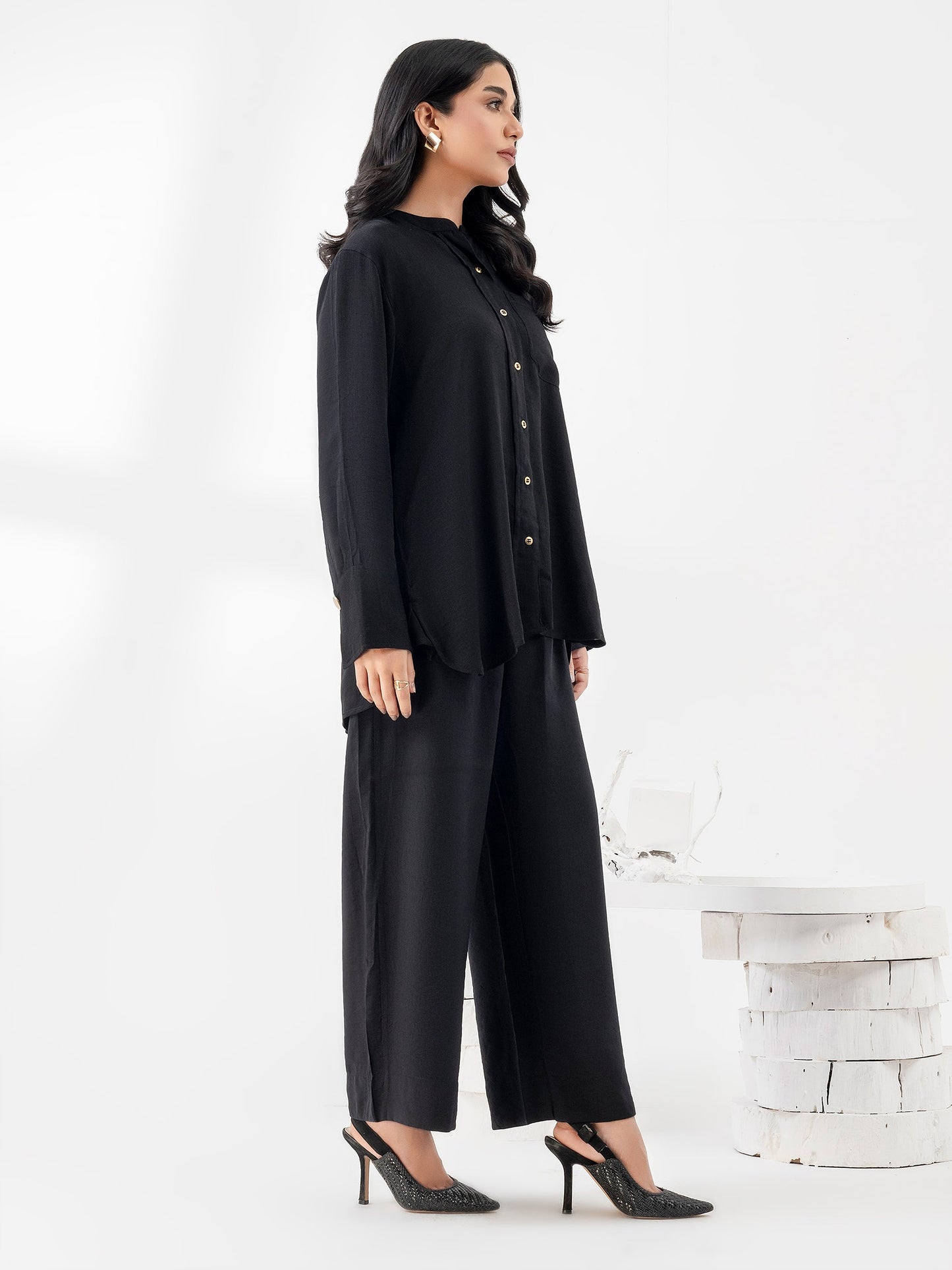 Dyed Crepe Co-Ords Set