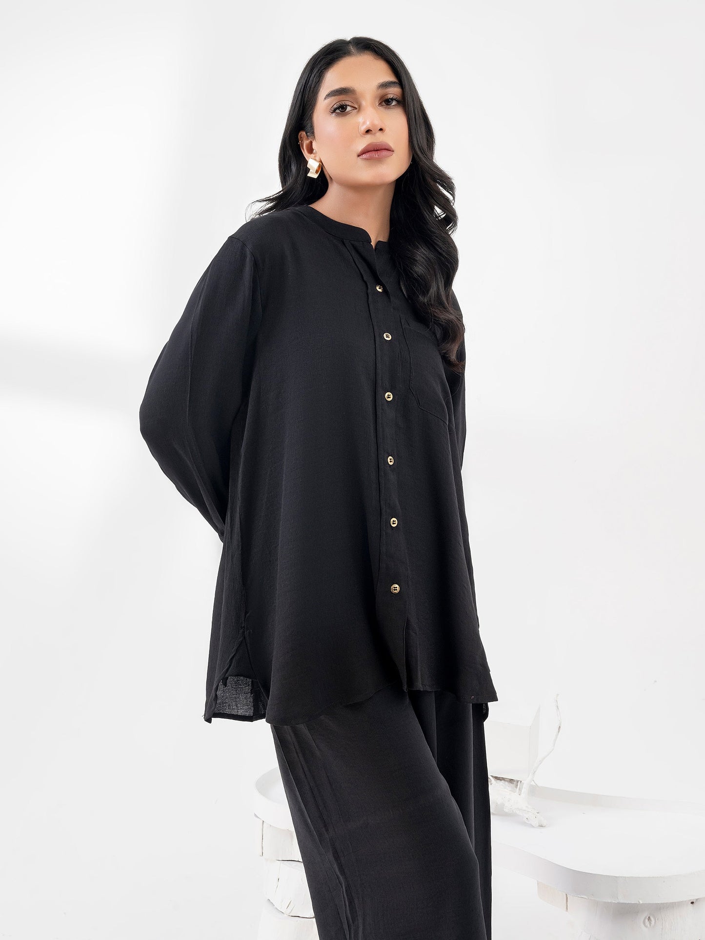 Dyed Crepe Co-Ords Set